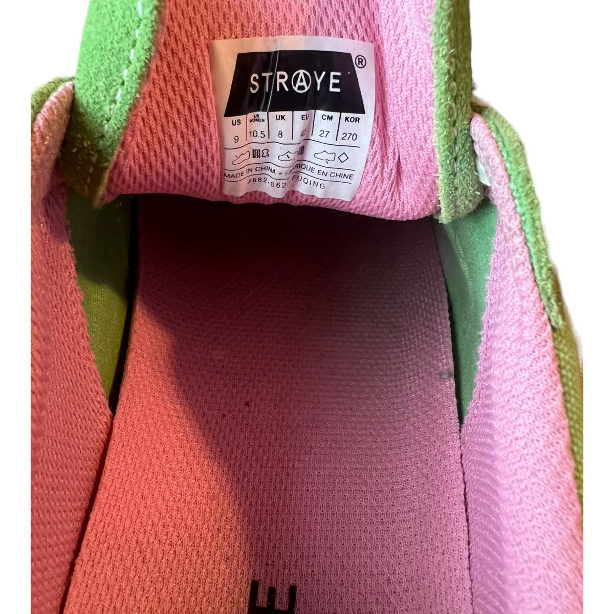 Hypebeast × STRAYE LOGAN Straye Sneakers ORIGINAL LIME GREEN FLAME Men's Size 9 Size US 9 / EU 42 - 9 Thumbnail