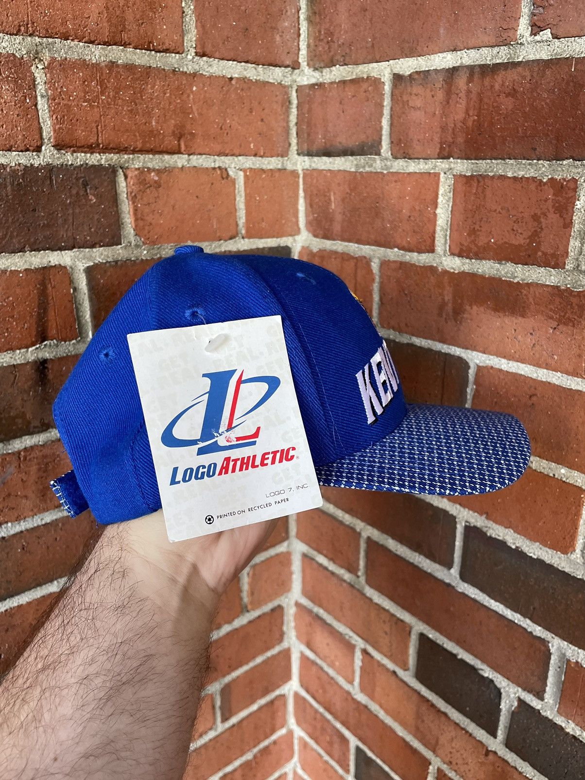 Logo Athletic NWT Vintage 90s Logo Athletic Kentucky Wildcats Strapback Size ONE SIZE - 3 Thumbnail