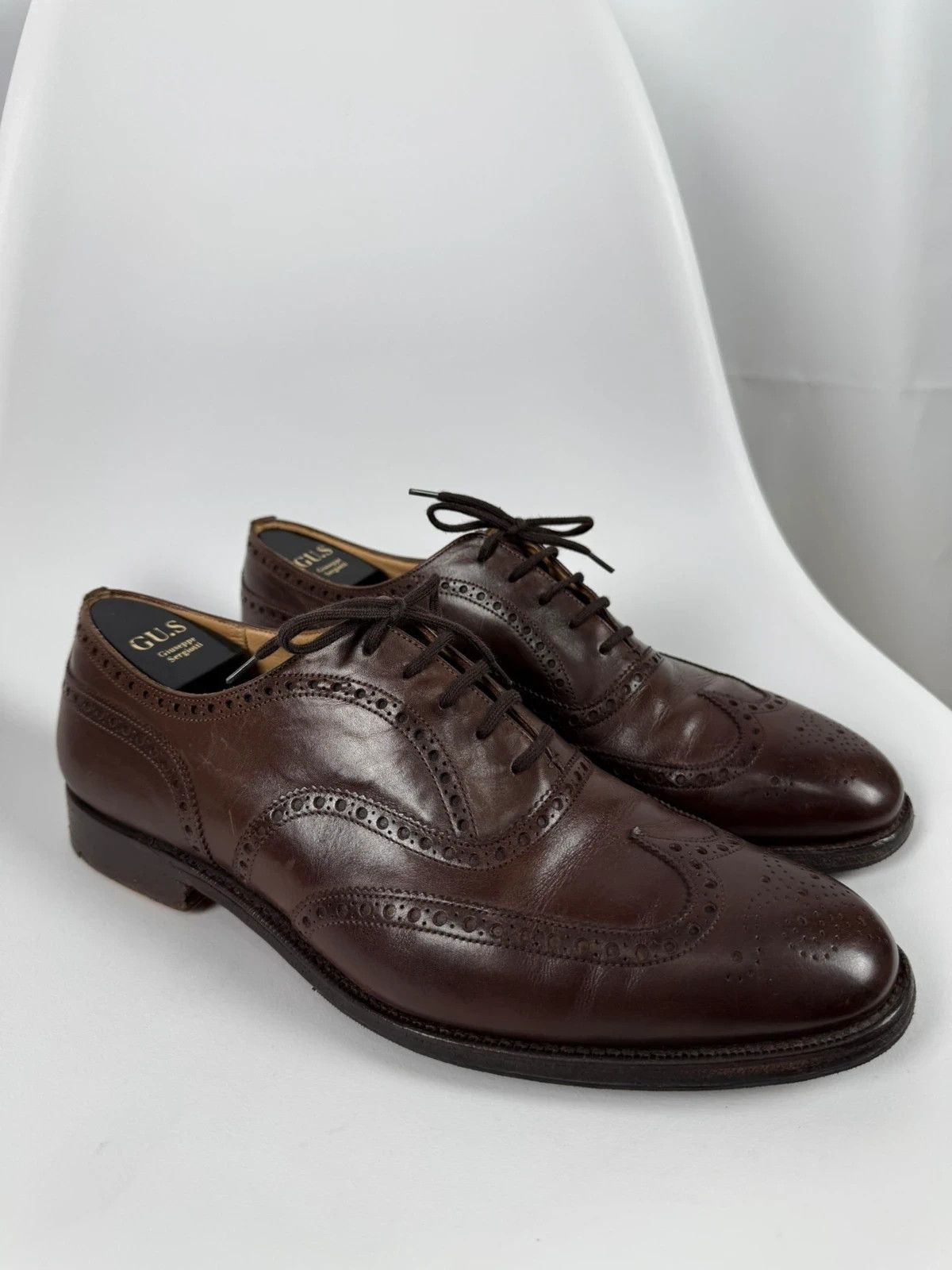 Church's Churchs Oxford Brogues Genuine Leather size 9.5 Size US 10.5 / EU 43-44 - 1 Thumbnail