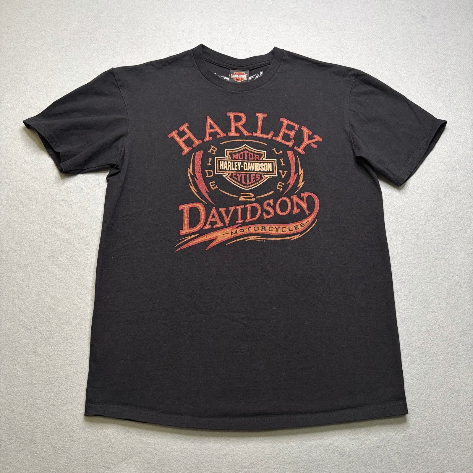 Harley Davidson Harley-Davidson Ride Live Motorcycles Graphic T-Shirt Sz L Size US L / EU 52-54 / 3 - 1 Thumbnail