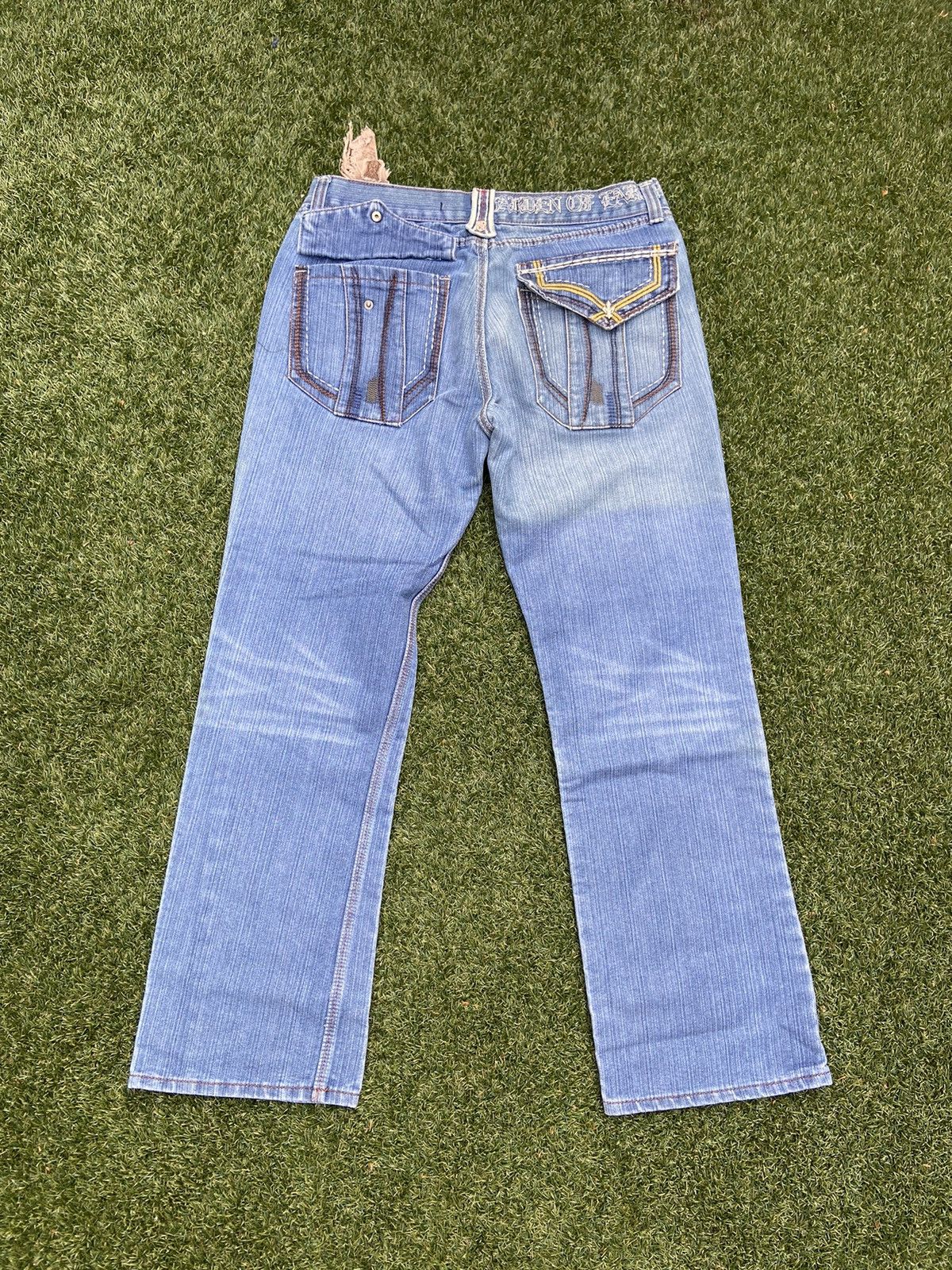 Vintage VTG 00’s / Y2K Embroidered Dagger Mens Jeans Size US 30 / EU 46 - 2 Thumbnail