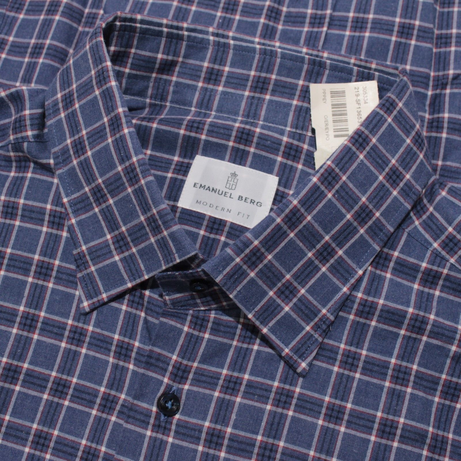 Other Emanuel Berg New without tags Shirt Size XL US In Blue Size US XL / EU 56 / 4 - 1 Thumbnail