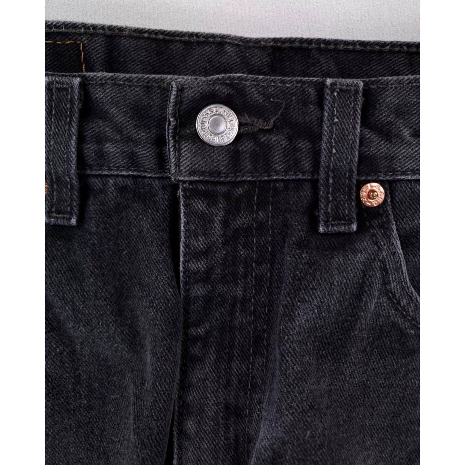 Levi's Levi's 550 VTG Y2K Jeans Black Zip Fly Mens 32 X 36 (32 X 34 Actual) Baggy Men Jeans Black 32 Mens Size US 32 / EU 48 - 2 Thumbnail