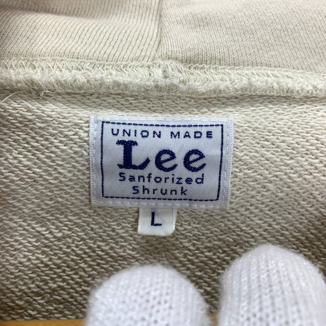 Lee LEE Center Logo Hoodie Pullover #2430-13 Size US L / EU 52-54 / 3 - 8 Thumbnail