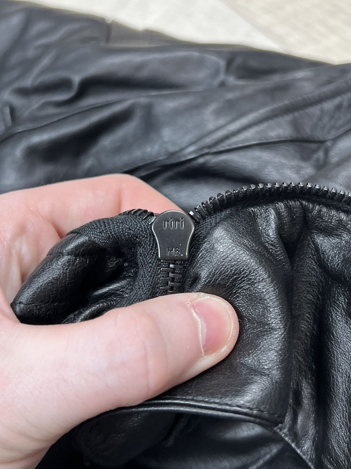 Kith KITH Made in USA Cowhide Leather Pants (Y0263) Size US 33 - 6 Thumbnail