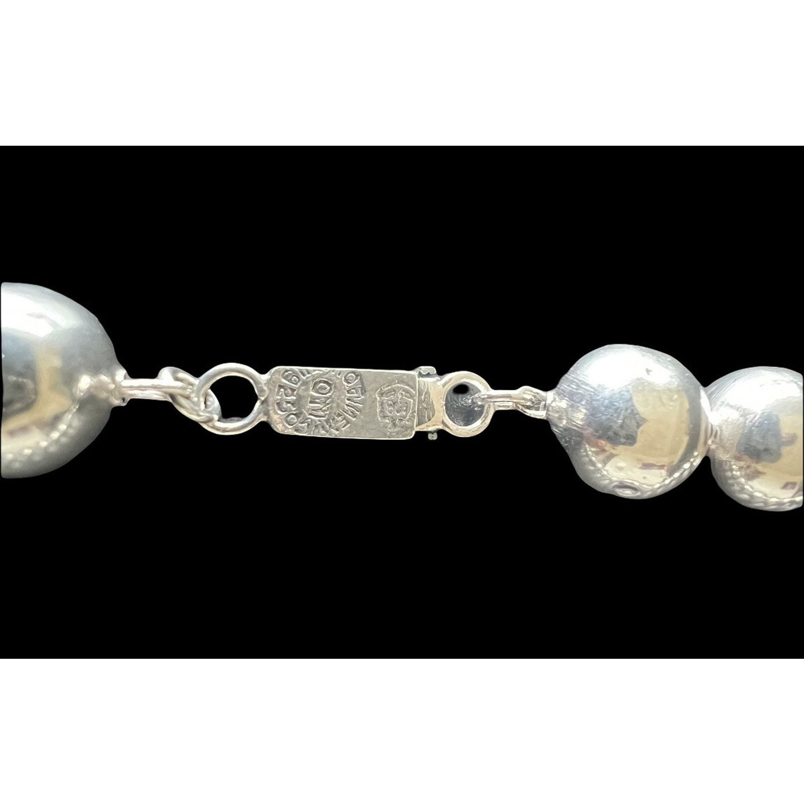 Gorjana Vintage Taxco Mexico Sterling Silver Ball Bead Necklace 40g Size ONE SIZE - 5 Thumbnail