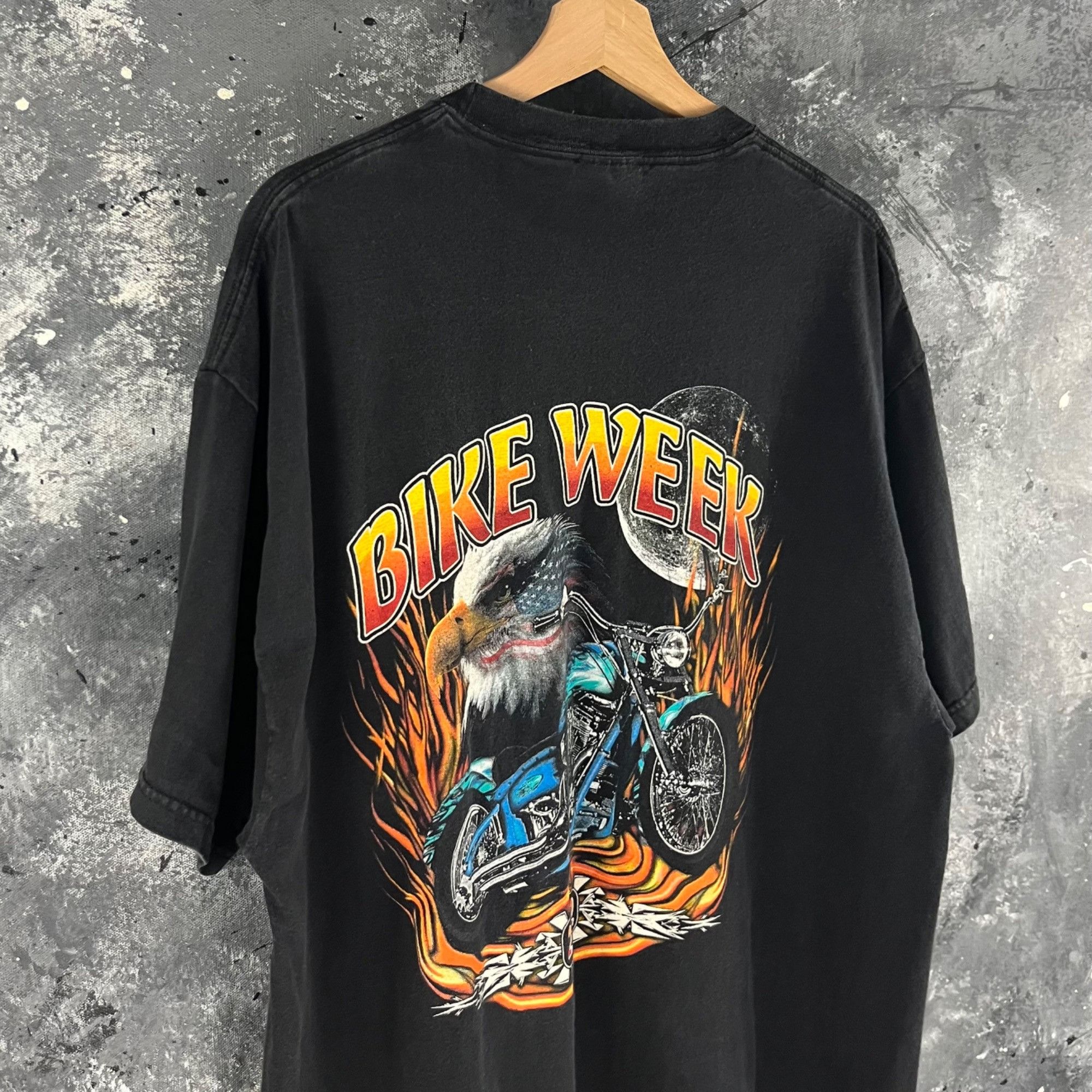 Vintage Vintage Y2K Biker Eagle shirt Size US L / EU 52-54 / 3 - 3 Thumbnail