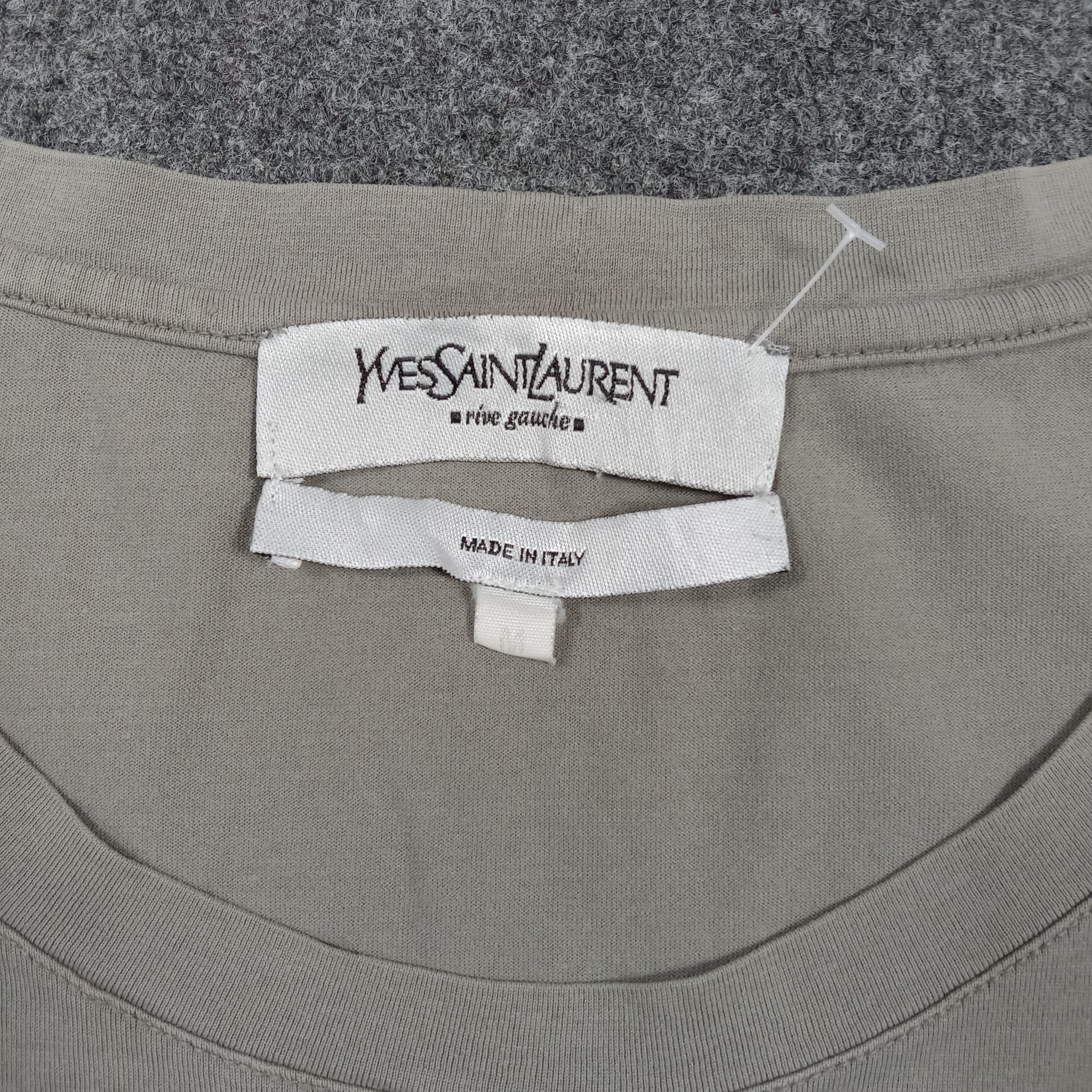 Yves Saint Laurent Yves Saint Laurent YSL Designer Big Logo Tshirt C294N71 Size M / US 6-8 / IT 42-44 - 3 Thumbnail