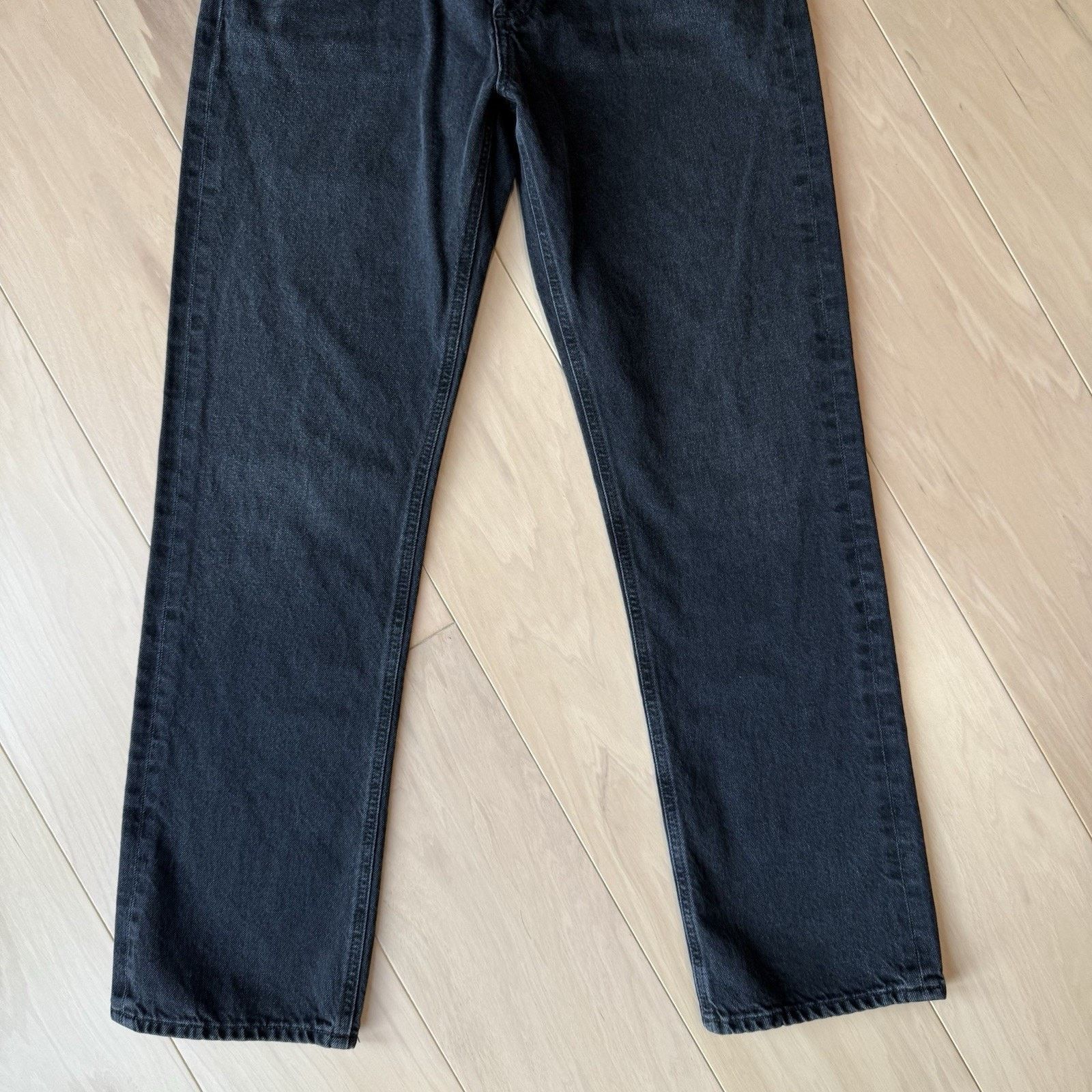 Agolde Agolde Jeans Black 90s Pinch Waist High Rise Straight Glam Size 30" / US 8 / IT 44 - 4 Thumbnail