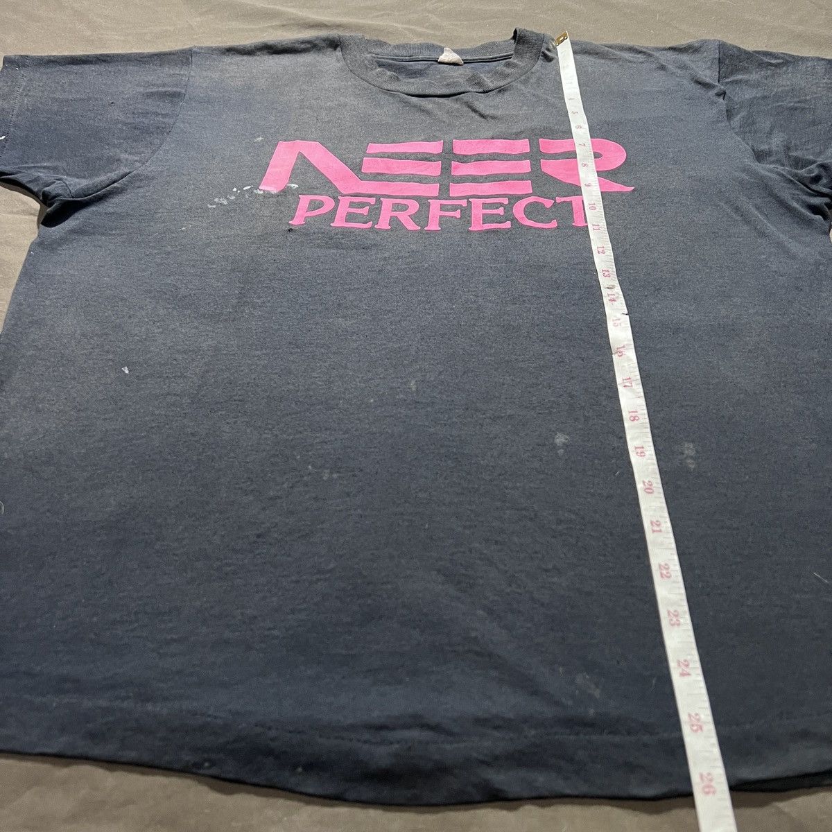 NASCAR Rare Vintage 80s NEER Perfect Racing Tee Faded Thrashed Size US XL / EU 56 / 4 - 13 Thumbnail