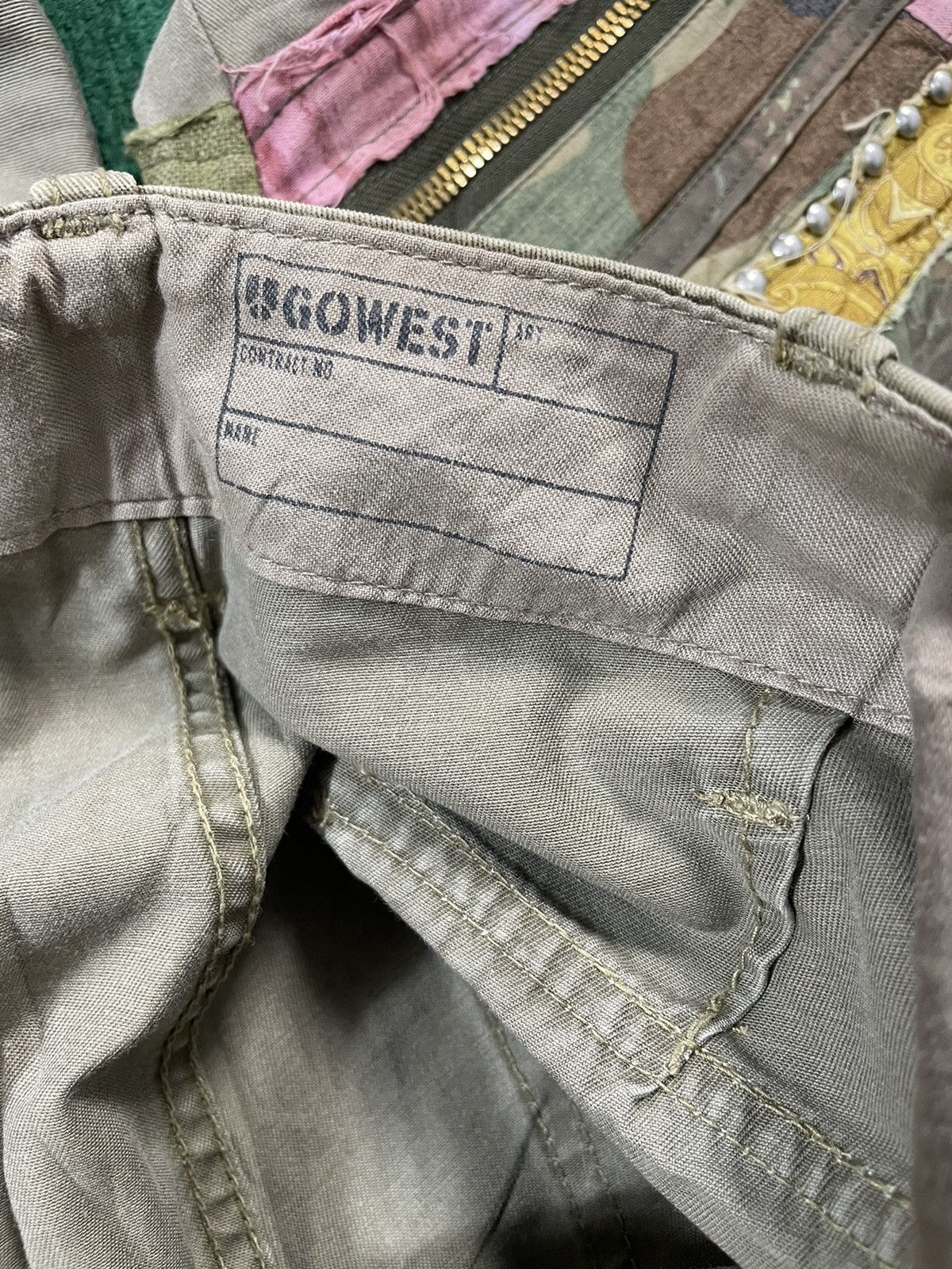 If Six Was Nine × Japanese Brand Go West Brushstroke Camo Japanese Military Outdoor Pants Size US 31 - 10 Thumbnail