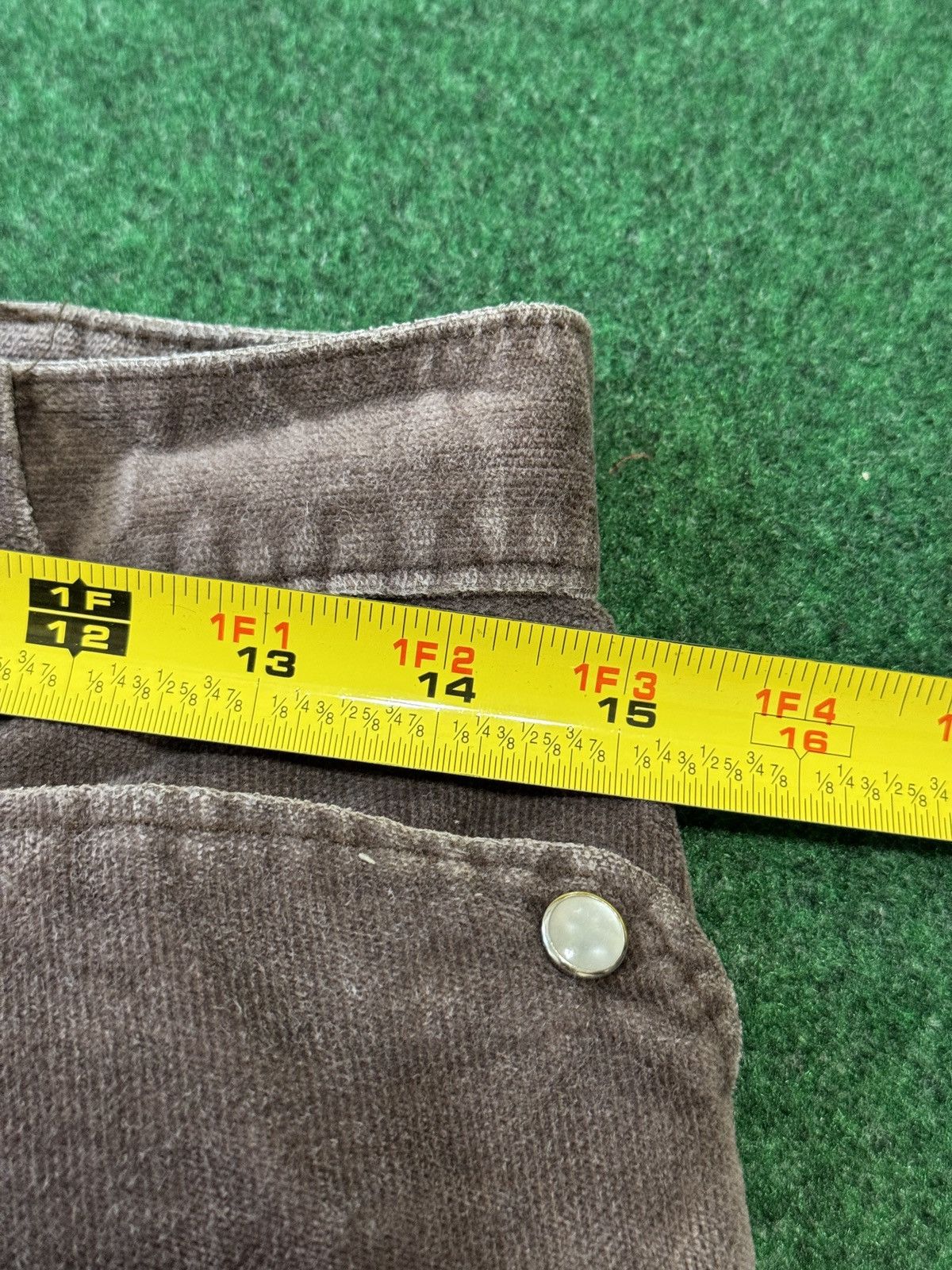Levi's Vintage Clothing × Vintage Vintage 70s Levi’s Velvet Corduroy Velour Straight Leg Pants Size 30" / US 8 / IT 44 - 10 Thumbnail