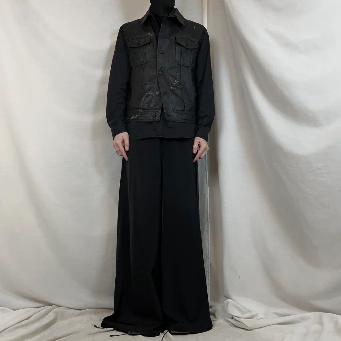 Maison Margiela MM6 Maison Margiela Wide Rivet Pants - SS23 Size US 30 / EU 46 - 2 Thumbnail