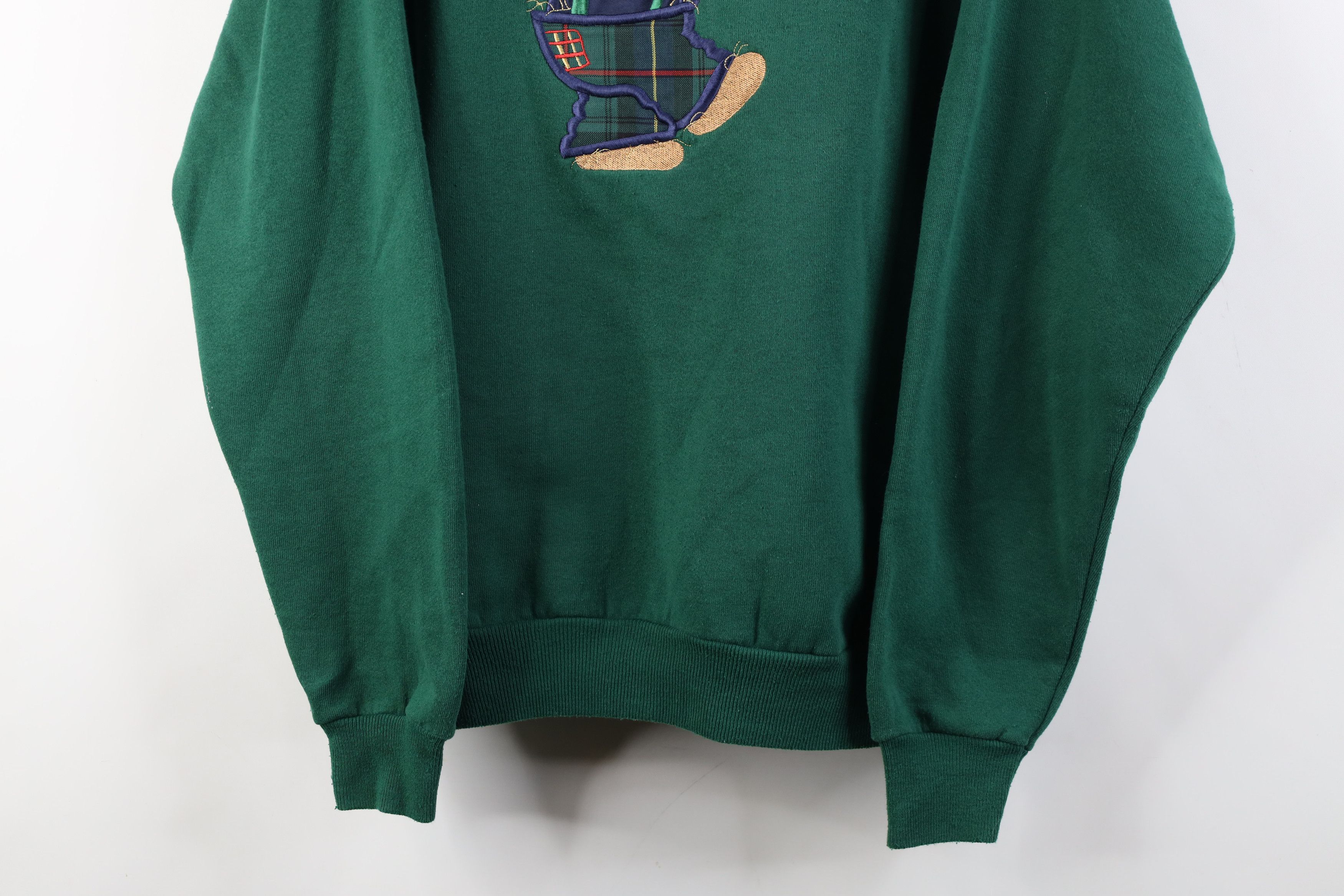 Vintage Vintage 90s Streetwear Halloween Bear Pumpkin Sweatshirt USA Size US L / EU 52-54 / 3 - 3 Thumbnail