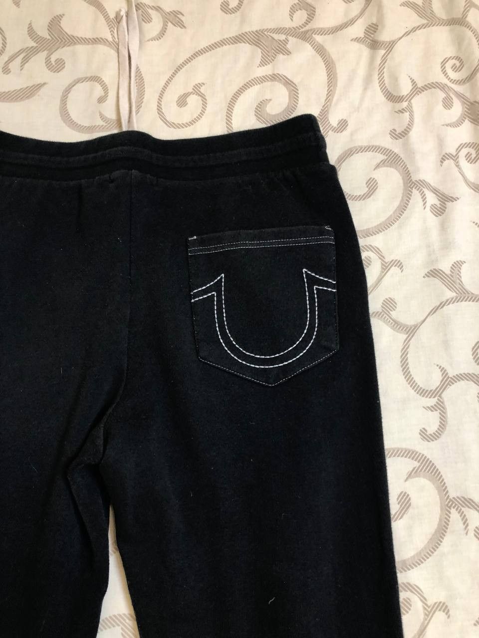 True Religion TRUE RELIGION BLACK LOGO JOGGER SWEATPANTS PANTS Size US 32 / EU 48 - 16 Thumbnail