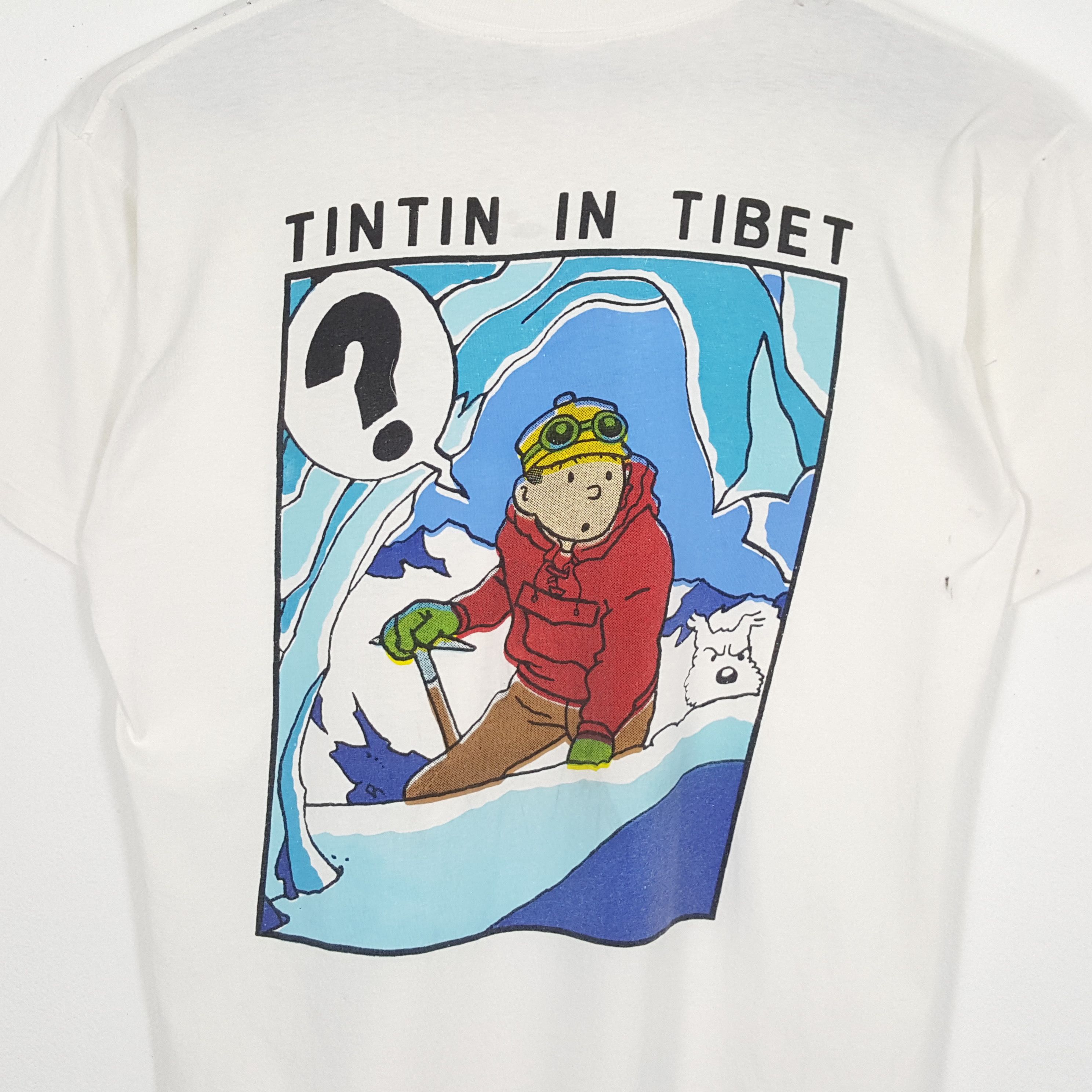 THE ADVENTURES OF TINTIN Backprint Design Cartoon Tshirt - Main Image