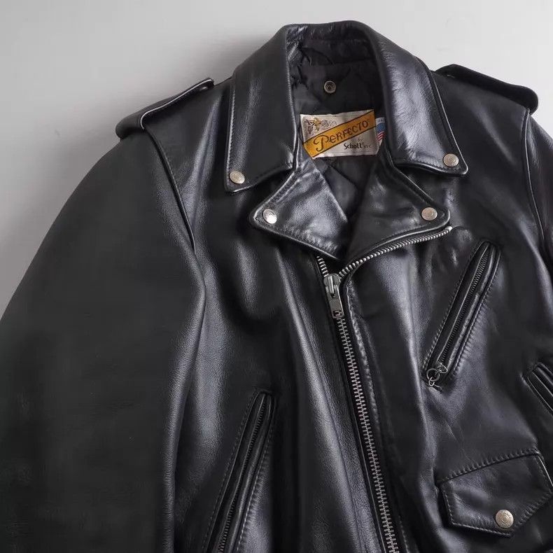 Schott Schott Leather coat Size US S / EU 44-46 / 1 - 4 Thumbnail