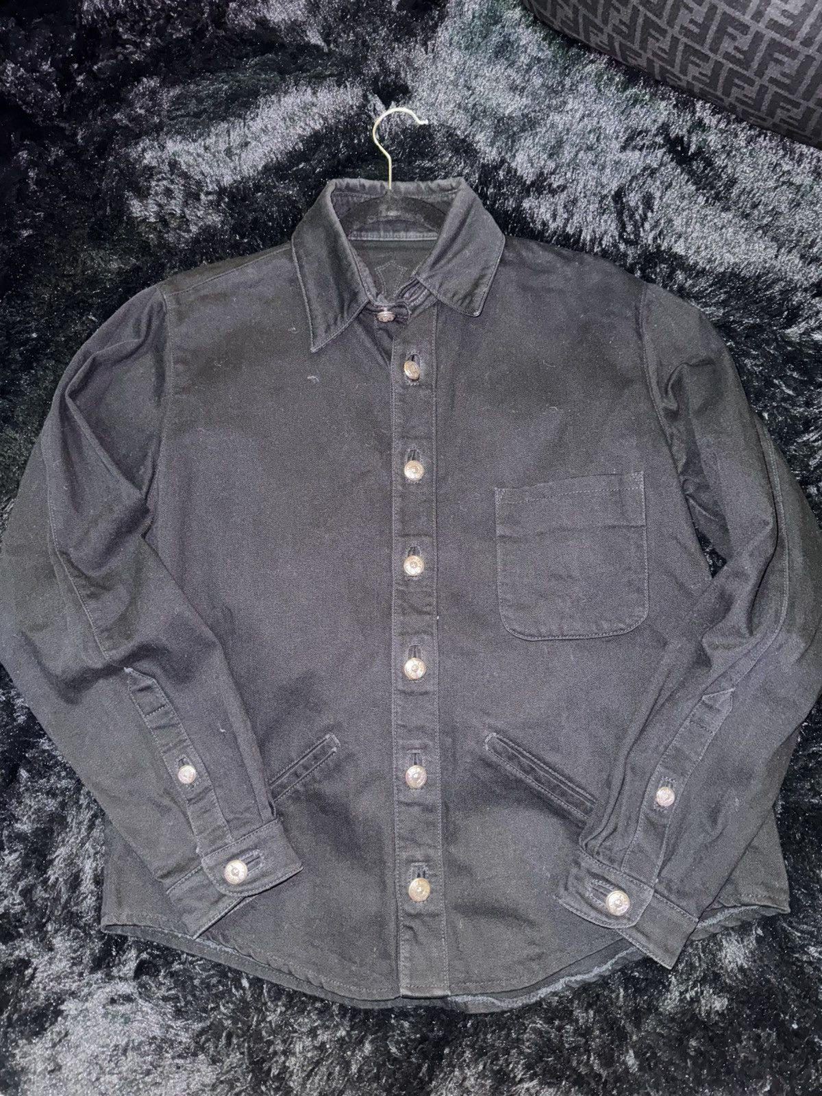 Chrome Hearts Chrome Hearts Black denim shirt S Size US S / EU 44-46 / 1 - 1 Thumbnail