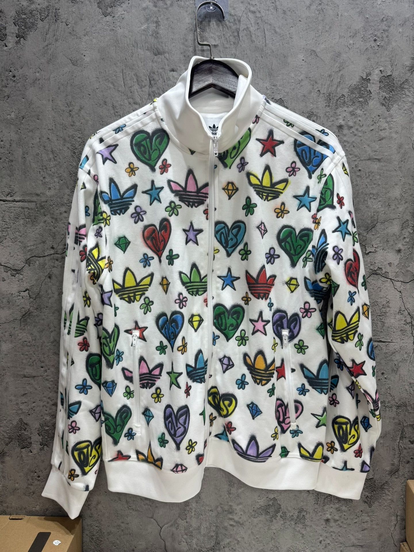 Adidas Adidas White Light Jacket L Men Size US L / EU 52-54 / 3 - 1 Thumbnail
