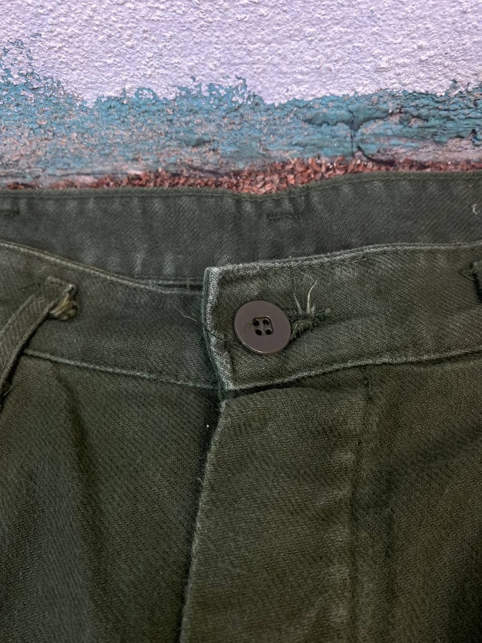 Vintage vintage swedish army pants nice design Size US 31 - 8 Thumbnail