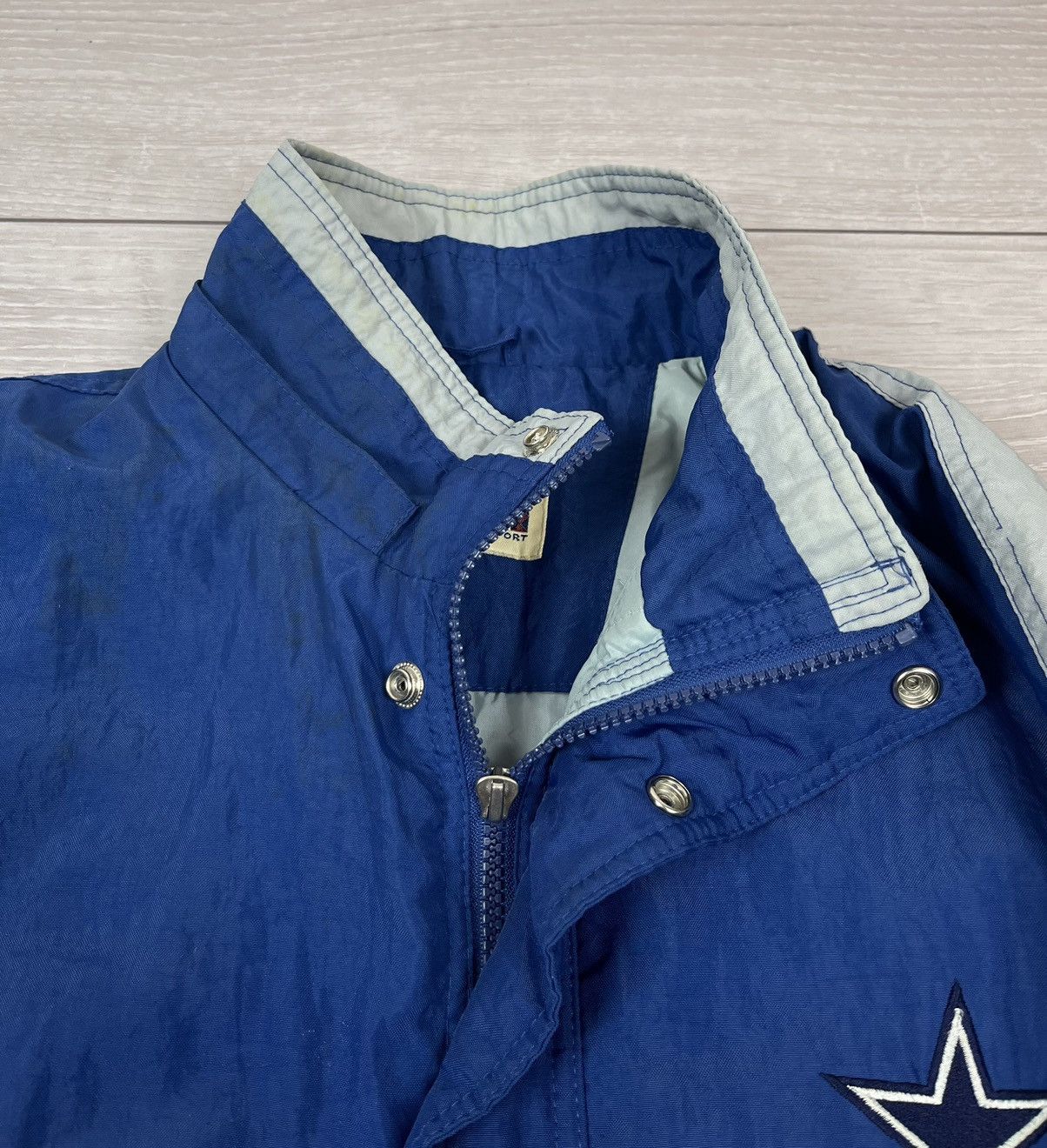 Starter Dallas Cowboys Starter NFL Vintage 90s Team Nylon Jacket Size US L / EU 52-54 / 3 - 10 Thumbnail