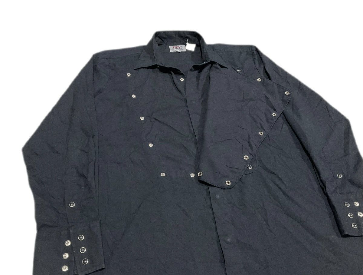 Hysteric Glamour × If Six Was Nine × Japanese Brand 🔥Sick Y2K Ely Diamond Shirt Double Layer Goth Punk Size US XL / EU 56 / 4 - 2 Thumbnail