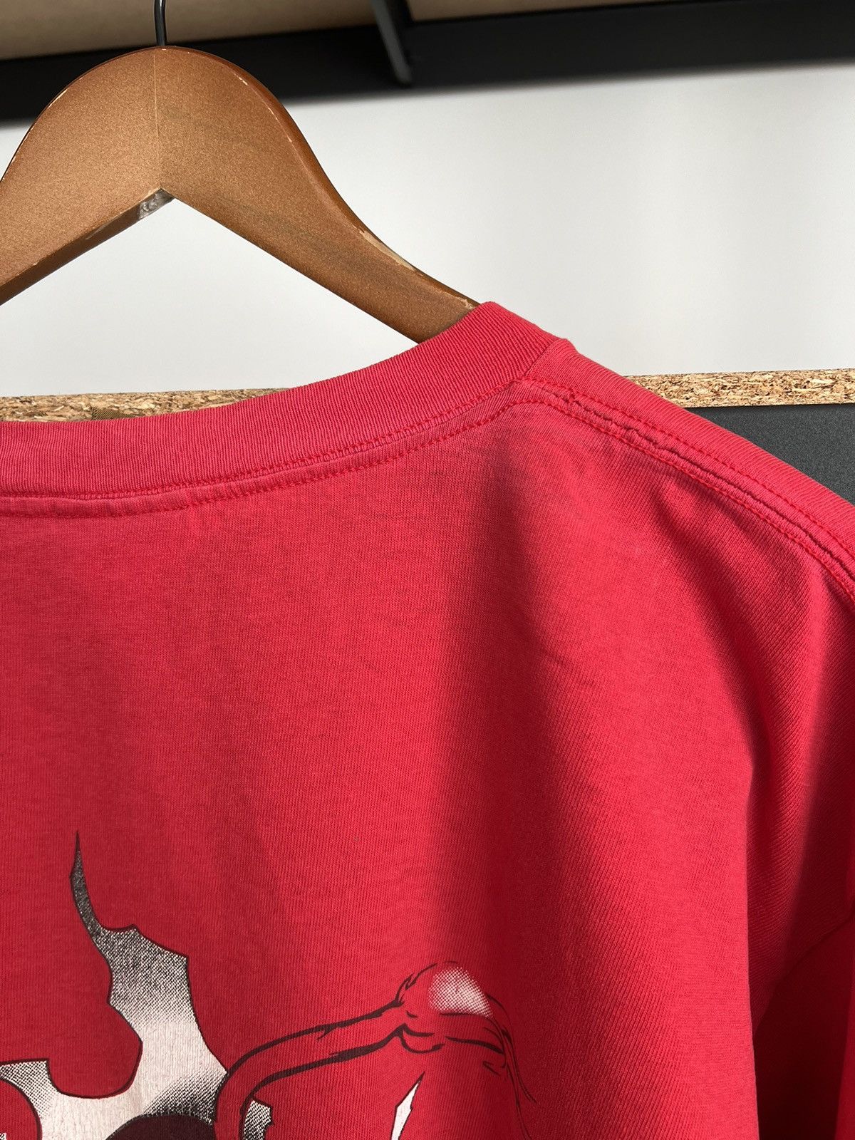 NBA Vintage 90s Chicago Bulls NBA Basketball Nutmeg Red T-shirt Size US XL / EU 56 / 4 - 23 Thumbnail