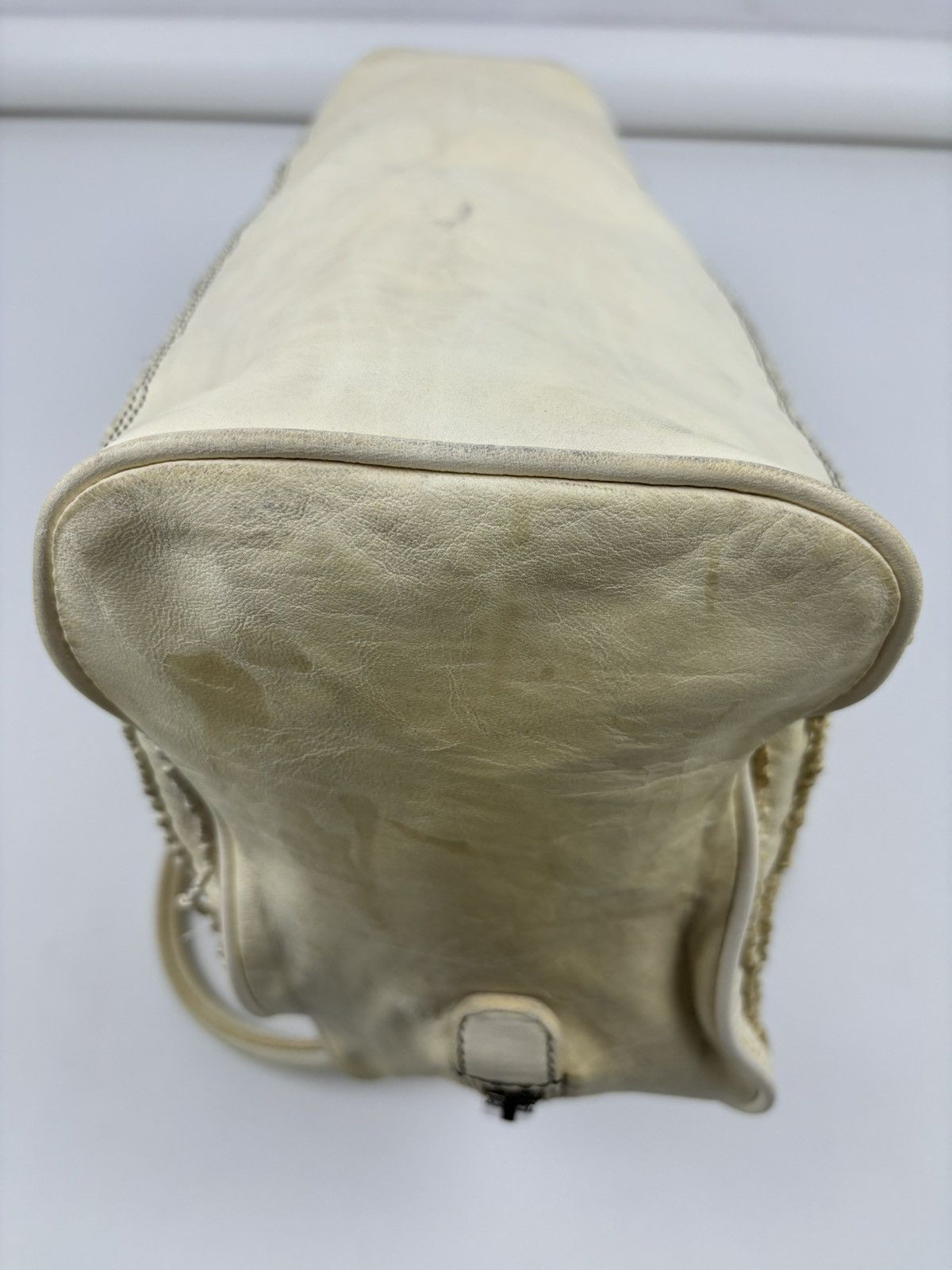 numero 10 Rare Archive Avan-Garde Italy Hand Made Leather Zip Shoulder Tote Side HandBag Size ONE SIZE - 22 Thumbnail