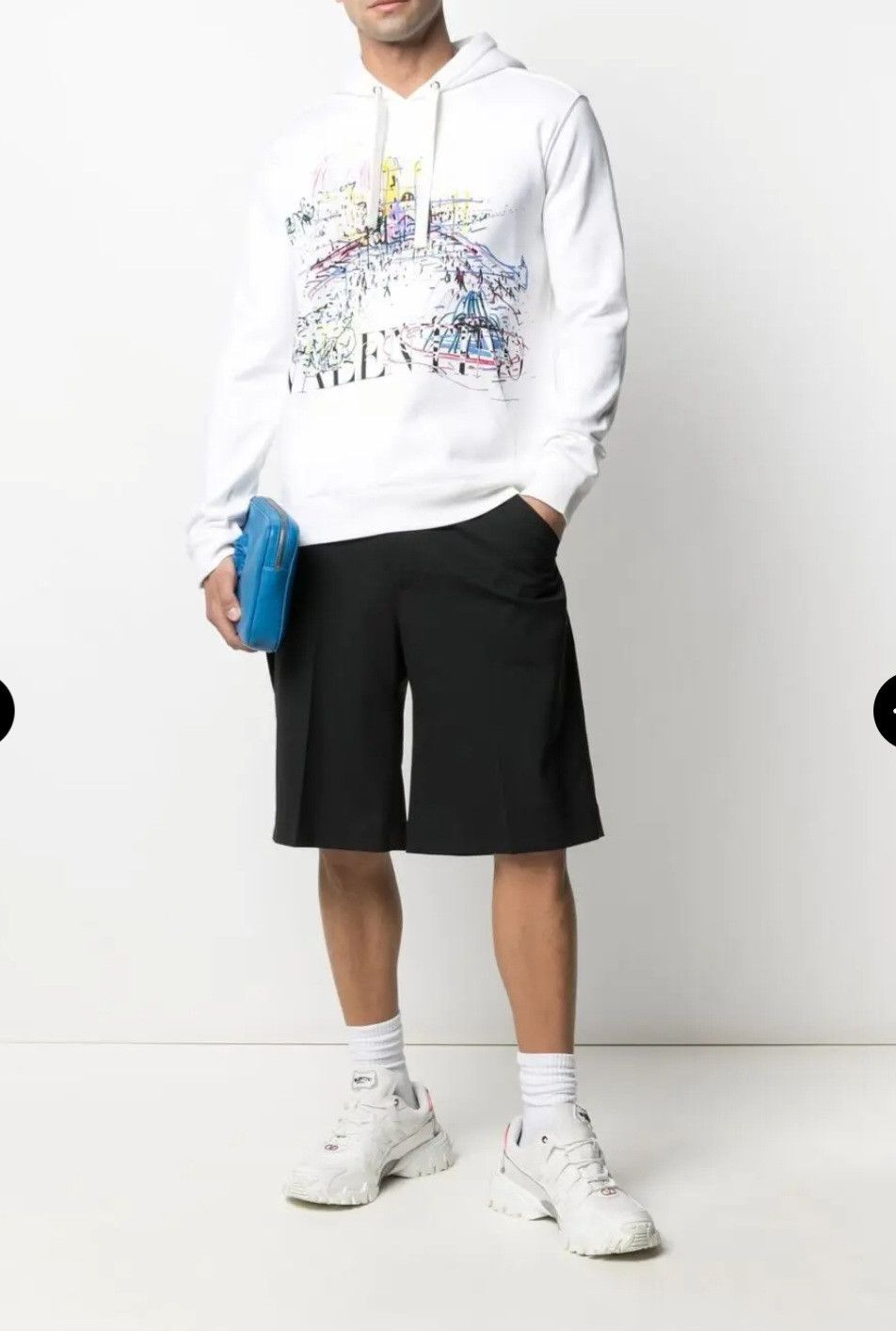 Valentino Valentino White Roman Sketches Hoodie XL Size US XL / EU 56 / 4 - 3 Thumbnail
