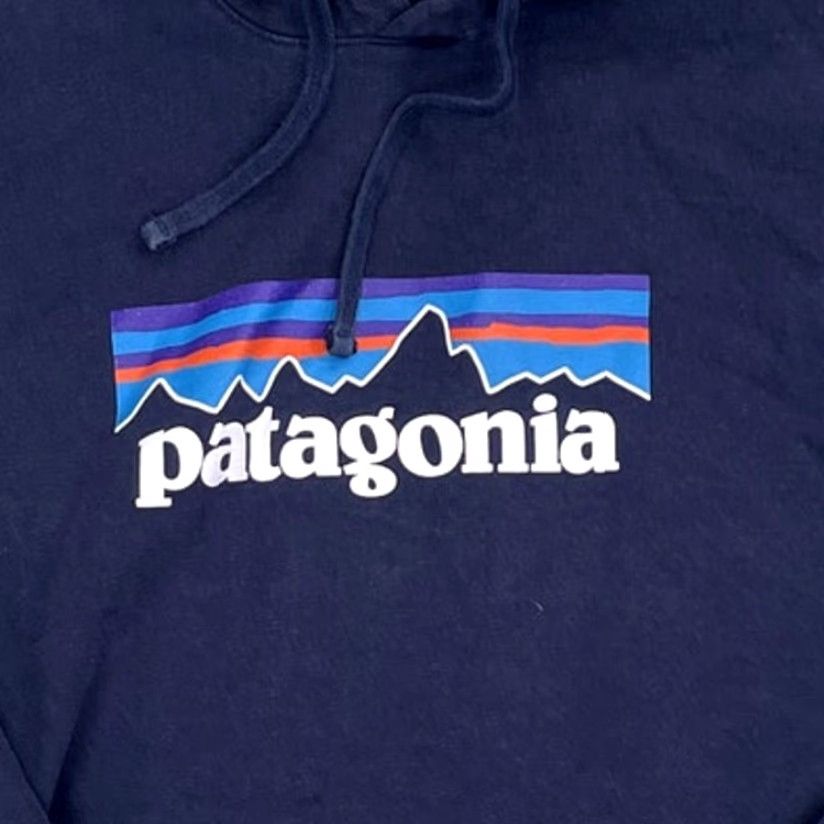 Patagonia Patagonia Hoodie Mens P-6 Logo Navy Uprisal Hoody Sweatshirt Regular Fit Size M Size US M / EU 48-50 / 2 - 3 Thumbnail