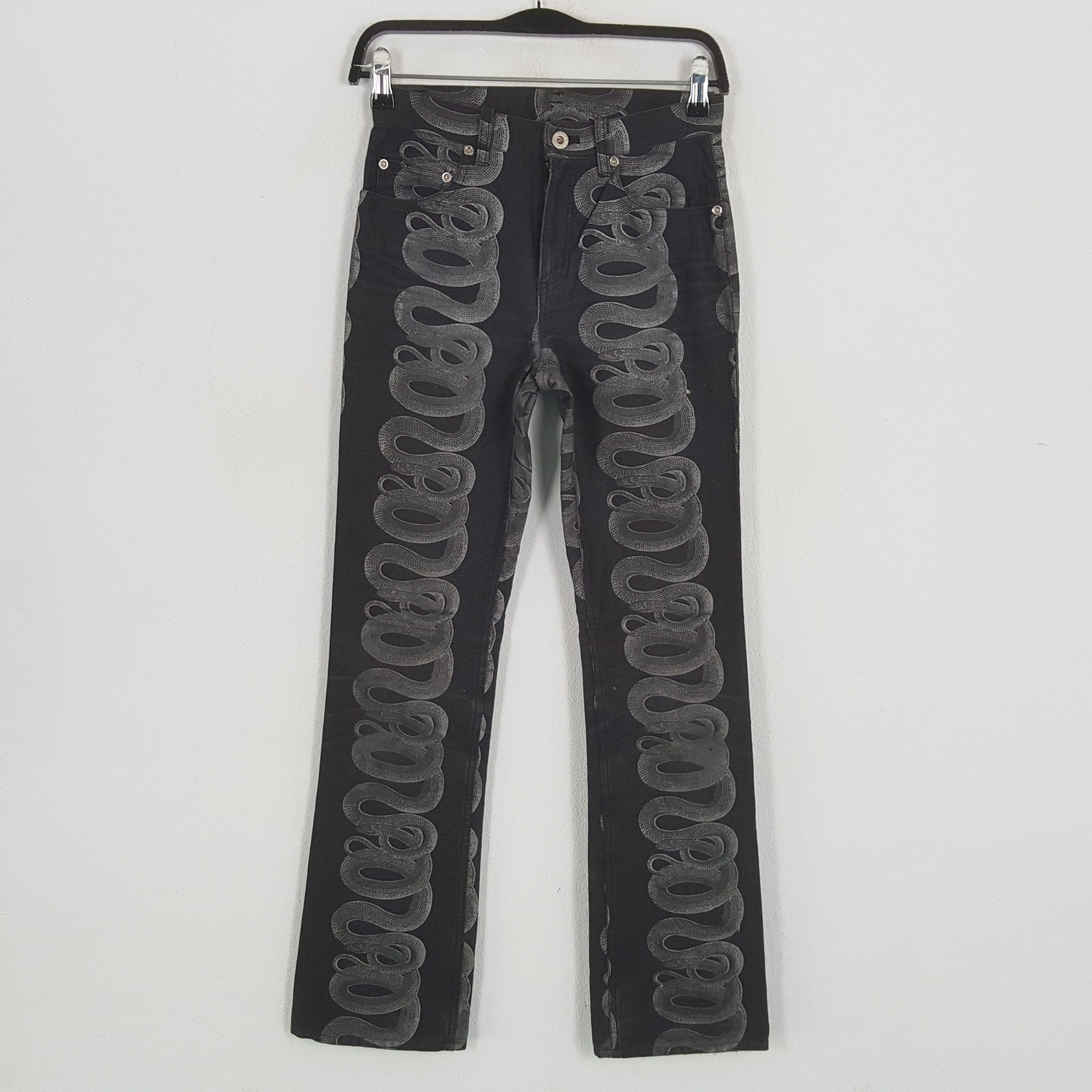 Hysteric Glamour HYSTERIC GLAMOUR Fashion Style Snake Art Pants Size 25" / US 0 / IT 36 - 1 Thumbnail
