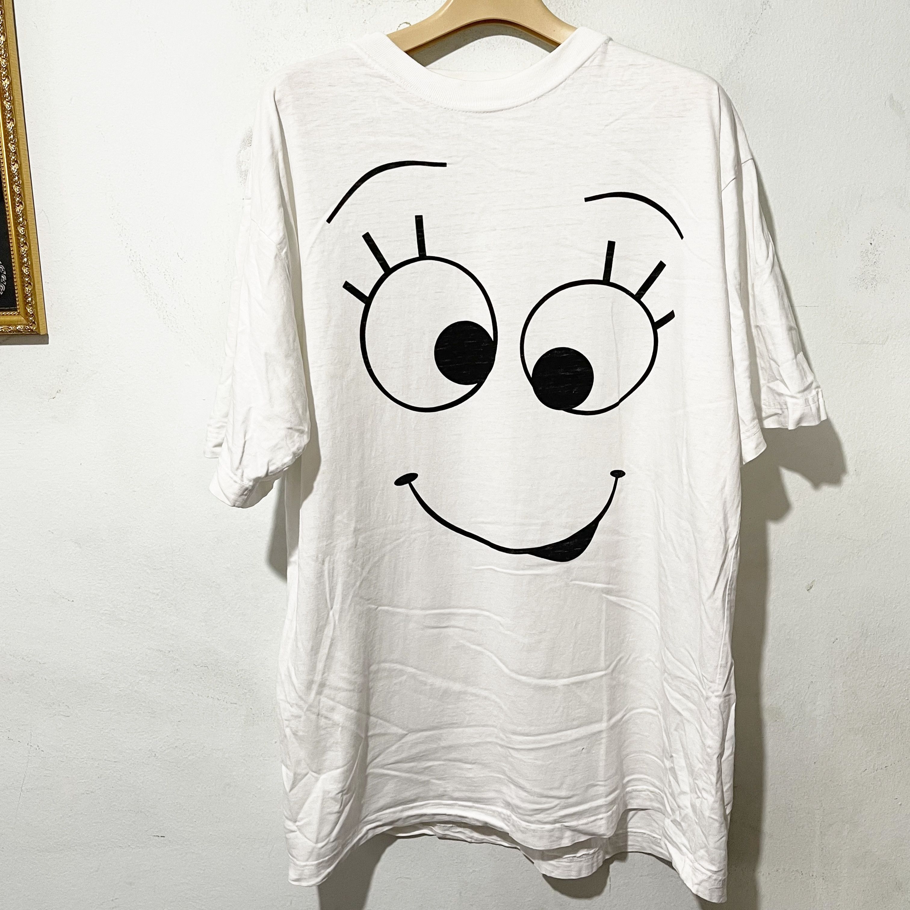 Vintage Vintage 90s Miele Face T-Shirt Size US L / EU 52-54 / 3 - 1 Thumbnail