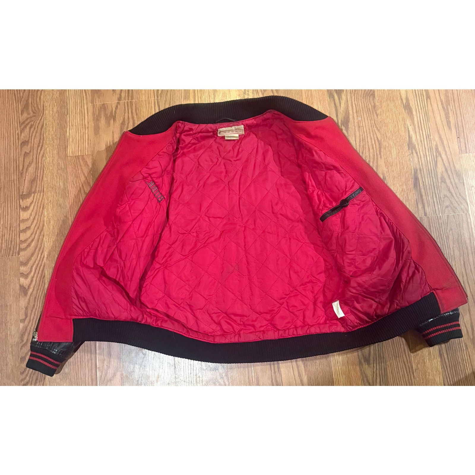 Reebok Vintage 80s–90s Reebok Varsity Jacket | Wool & Leather Size US M / EU 48-50 / 2 - 7 Thumbnail