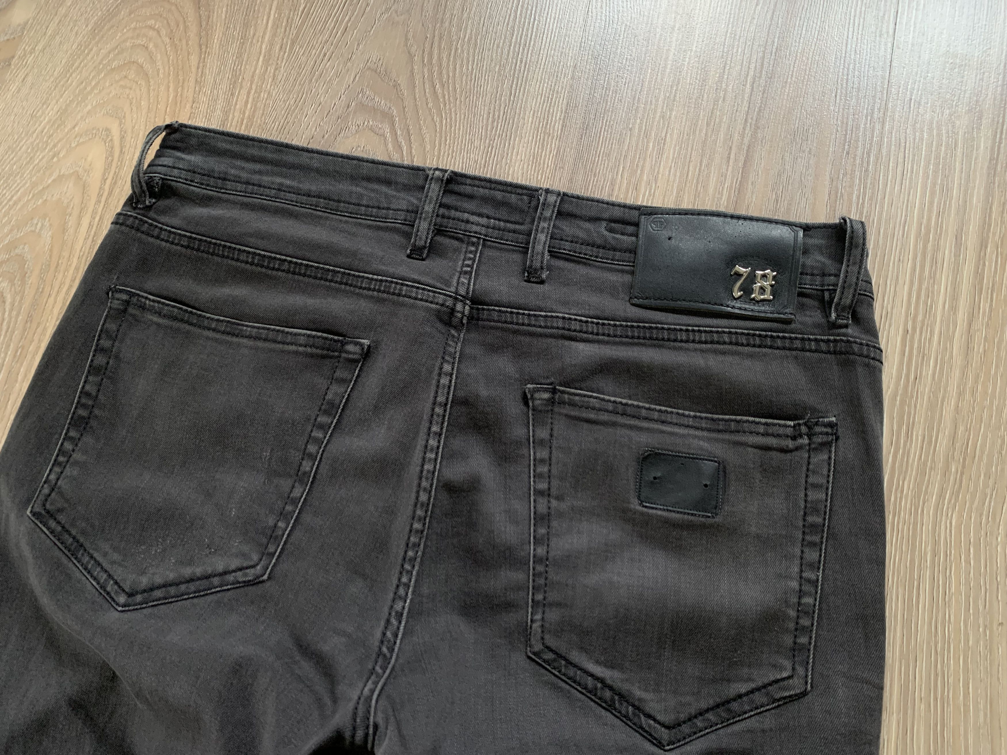 Philipp Plein Vintage Philipp Plein Straight Cut Black Dimond Jeans Size US 34 / EU 50 - 9 Thumbnail
