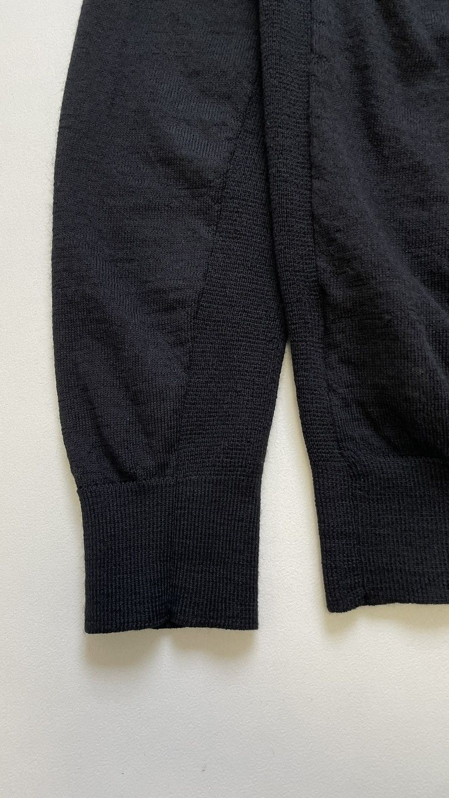 Comme des Garcons Black Wool Zip Front Cardigan Size US M / EU 48-50 / 2 - 20 Thumbnail