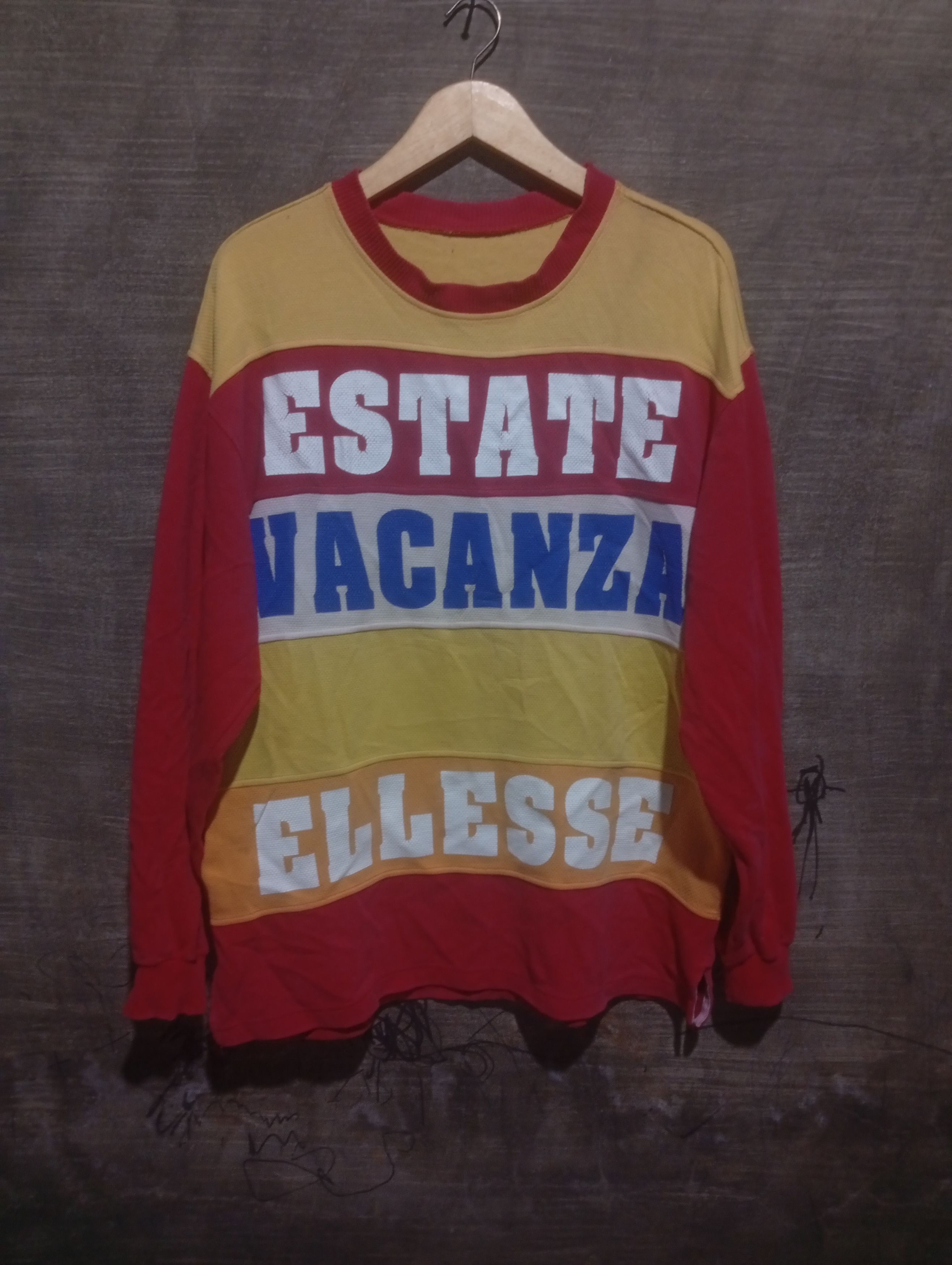Ellesse LONGSLEVEE T-shirt ELLESE VINTAGE 90s SECOND ORIGINAL Size US XL / EU 56 / 4 - 1 Thumbnail