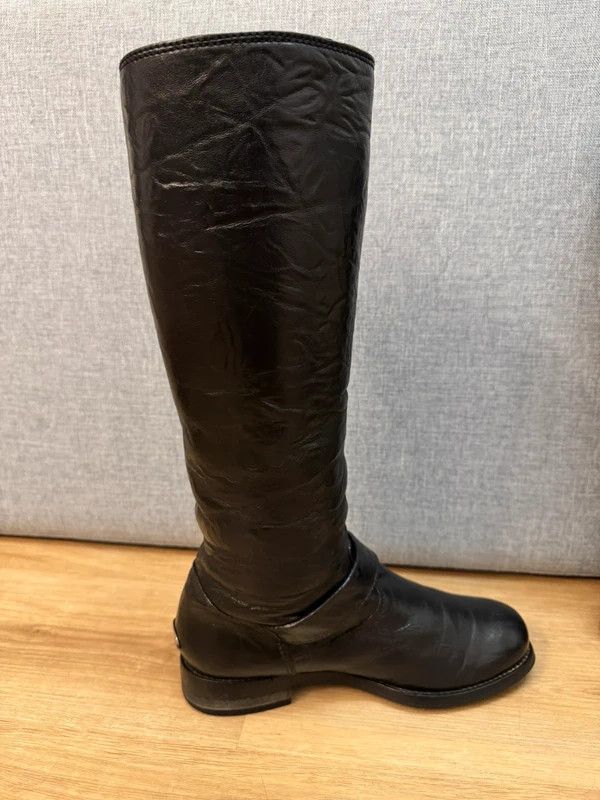 Jimmy Choo Jimmy Choo London Yule Grained Fur Leather Biker Boots 39 Size US 9 / IT 39 - 3 Thumbnail