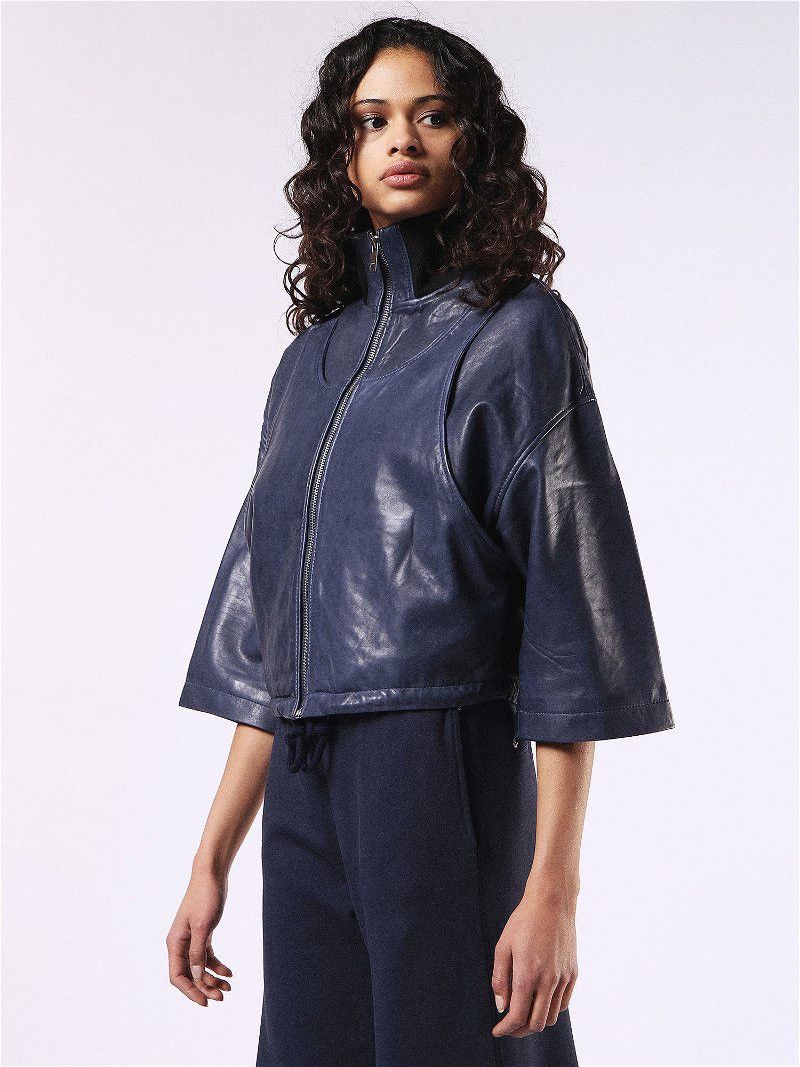 Diesel Diesel Leather Jacket Size S / US 4 / IT 40 - 3 Thumbnail