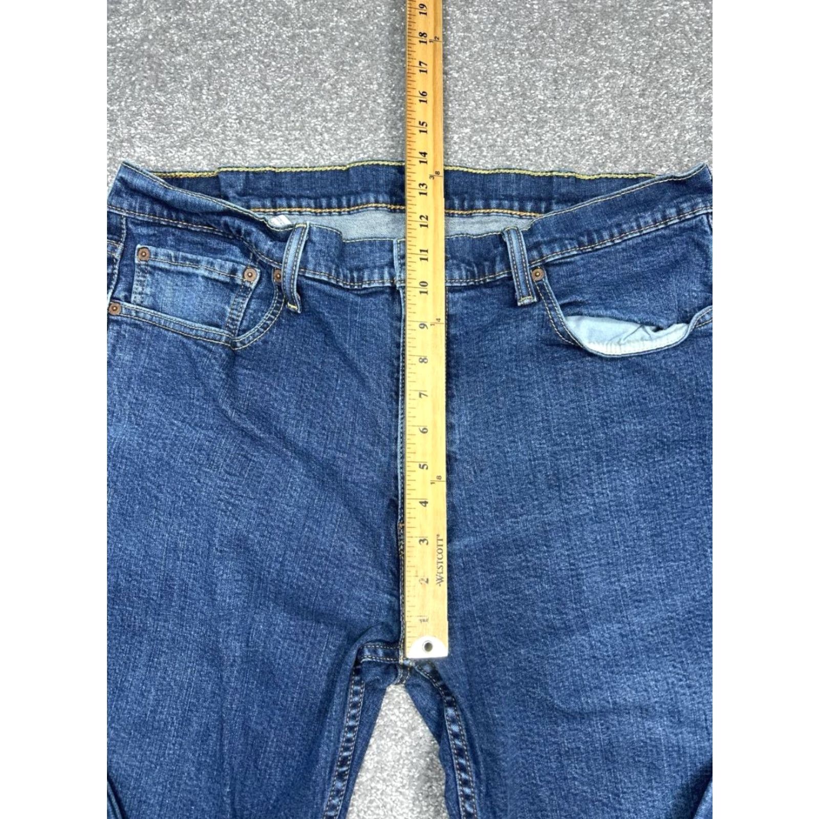 Levi's Levi's 514 Jeans Mens 40 Denim Stretch Mid Rise Straight Leg Blue 36x30 Regular Size US 40 / EU 56 - 4 Thumbnail