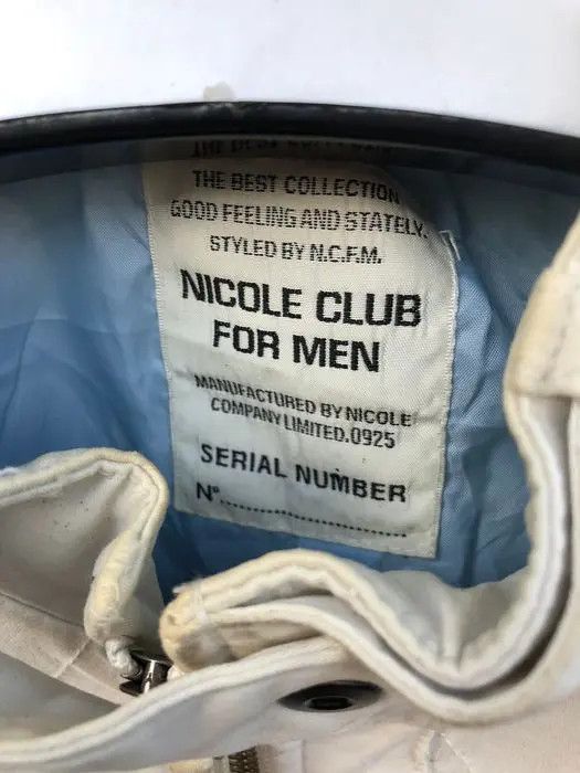 Nicole Club Japanese Brand Nicole Club For Men Bikers Jacket Size US S / EU 44-46 / 1 - 3 Thumbnail