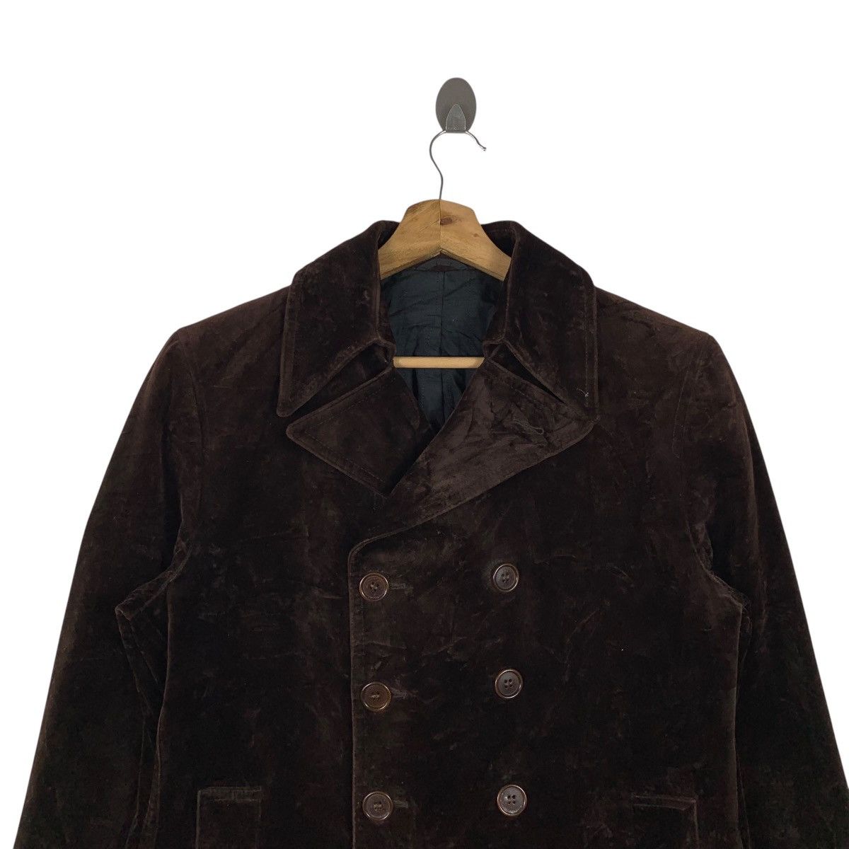 Vintage Vintage COSTUME HOMME Japanese Brand Coduroy Blazer Jacket Size S / US 4 / IT 40 - 4 Thumbnail