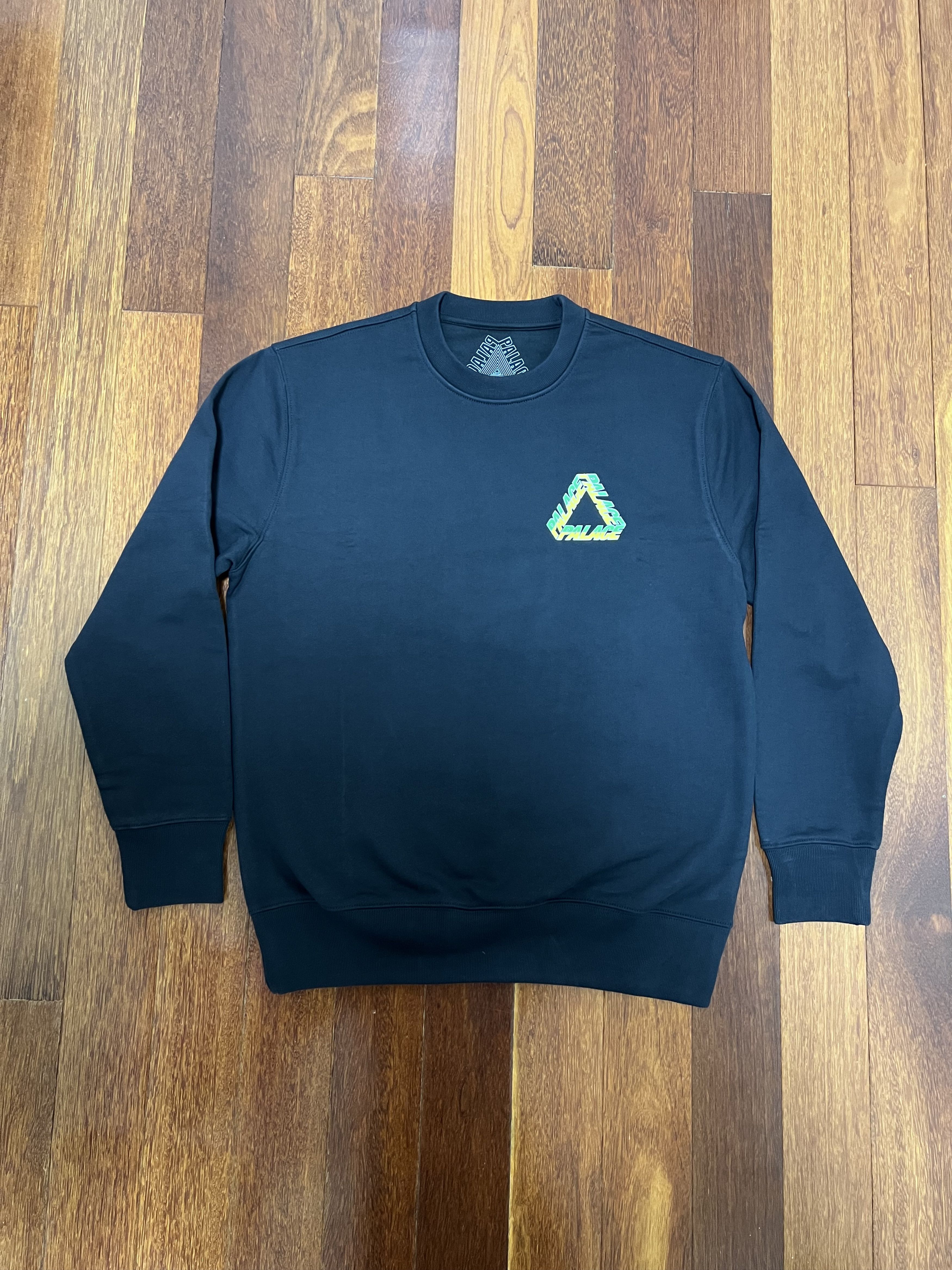 Palace 💚 2019 Palace Split P3 Crew Black Medium NEW Size US M / EU 48-50 / 2 - 4 Thumbnail