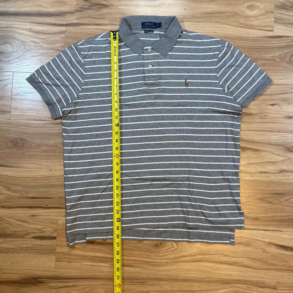 Polo Ralph Lauren Polo Ralph Lauren Men’s L Pima Soft Touch Polo Gray Size US L / EU 52-54 / 3 - 6 Thumbnail