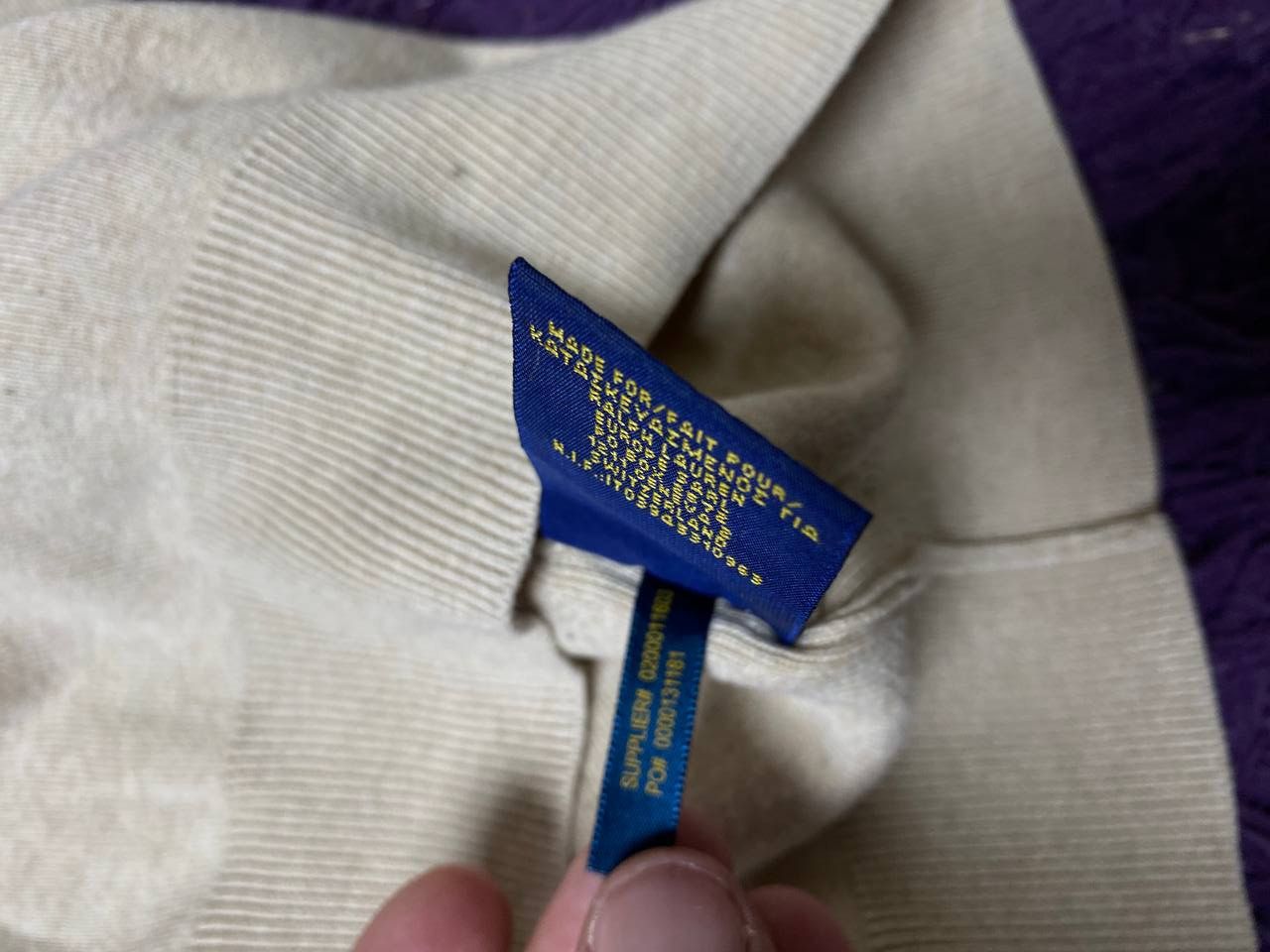 Polo Ralph Lauren Vintage Polo Ralph Lauren V-Neck Sweater Size L Size US L / EU 52-54 / 3 - 6 Thumbnail