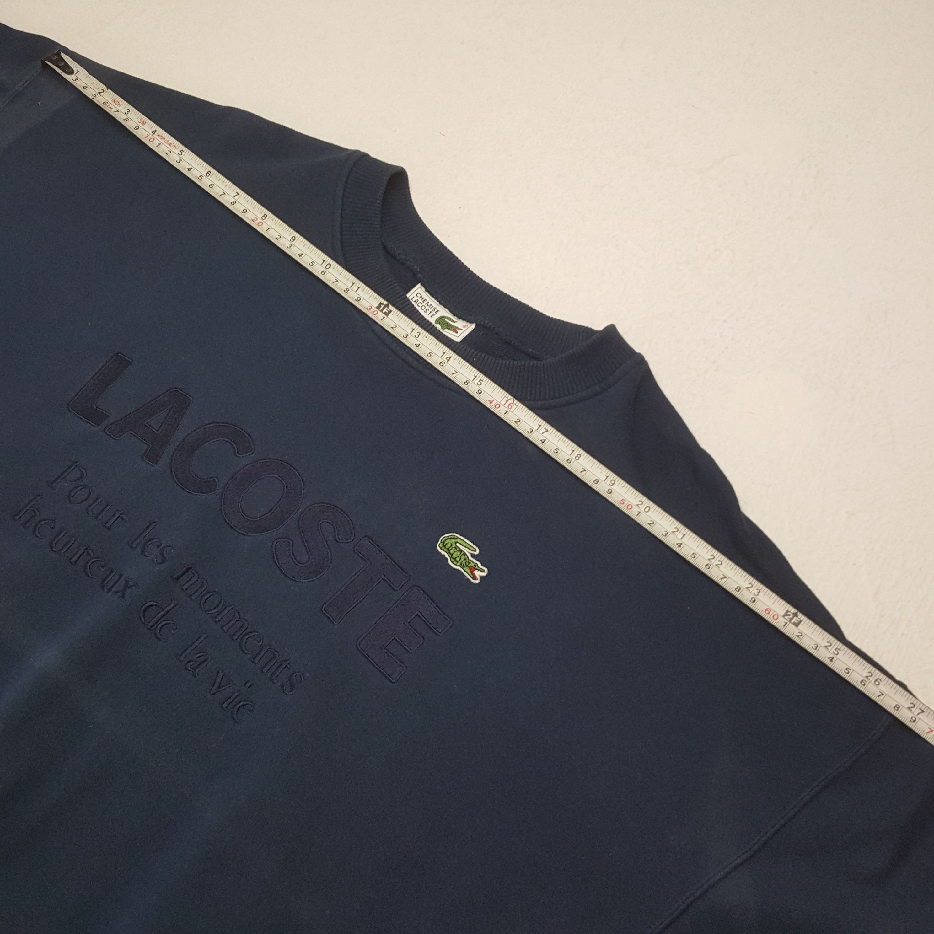 Lacoste Vintage Lacoste Embroidery Spellout Sweatshirt C290N26 Size US M / EU 48-50 / 2 - 5 Thumbnail