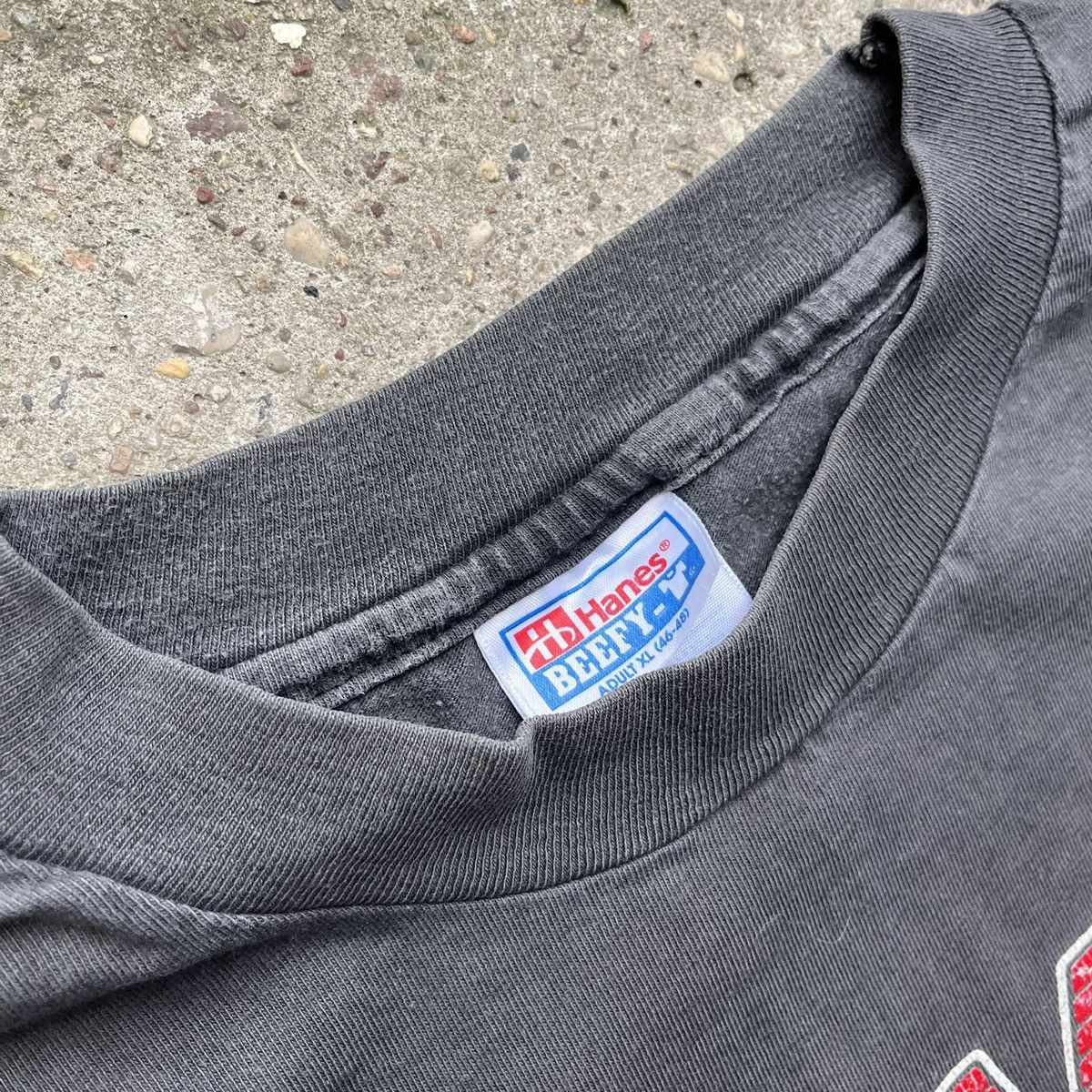Vintage Vintage Hanes Good TVR British car Tshirt single stitching Size US XL / EU 56 / 4 - 6 Thumbnail