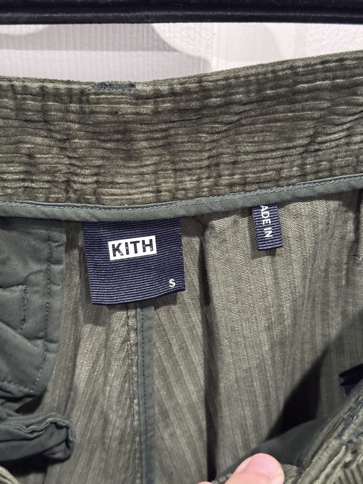 Kith Kith Mens Dark Green Corduroy Pants Size S (fits 30-31) Size US 30 / EU 46 - 7 Thumbnail