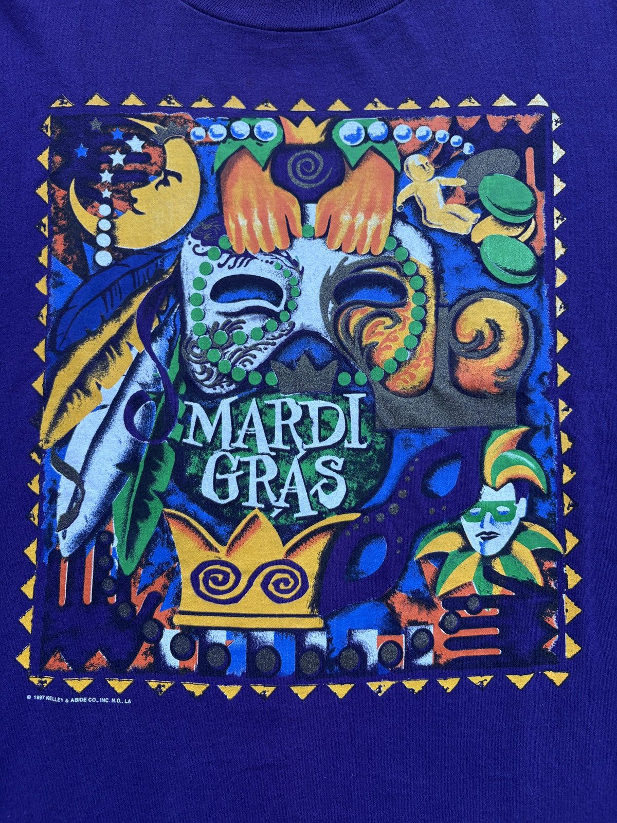 Jerzees Vintage 1997 JERZEES New Orleans “Mardi Gras” T-Shirt Sz XXL Size US XXL / EU 58 / 5 - 4 Thumbnail
