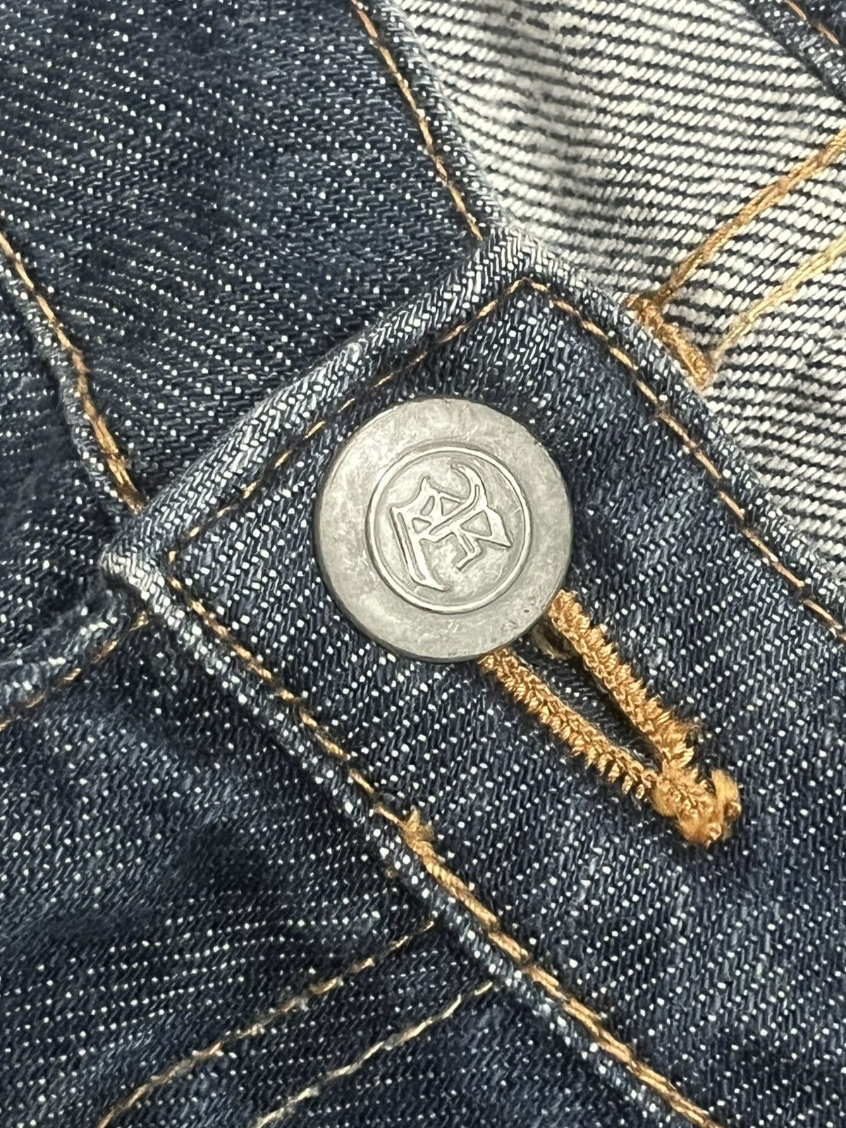 If Six Was Nine × Japanese Brand × Le Grande Bleu (L.G.B.) ⚡️Wide Leg⚡️Vintage Japanese Brand Egoist Frayed Leg Blue Jean Size 26" / US 2 / IT 38 - 6 Thumbnail