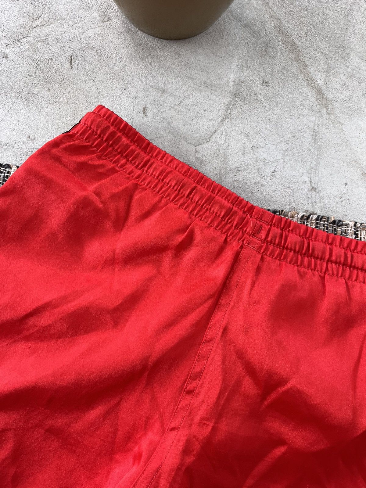 Puma × Vintage 00s Vintage Puma Nylon Short Red Boxer Y2K rare Size 24" / US 00 / IT 34 - 10 Thumbnail